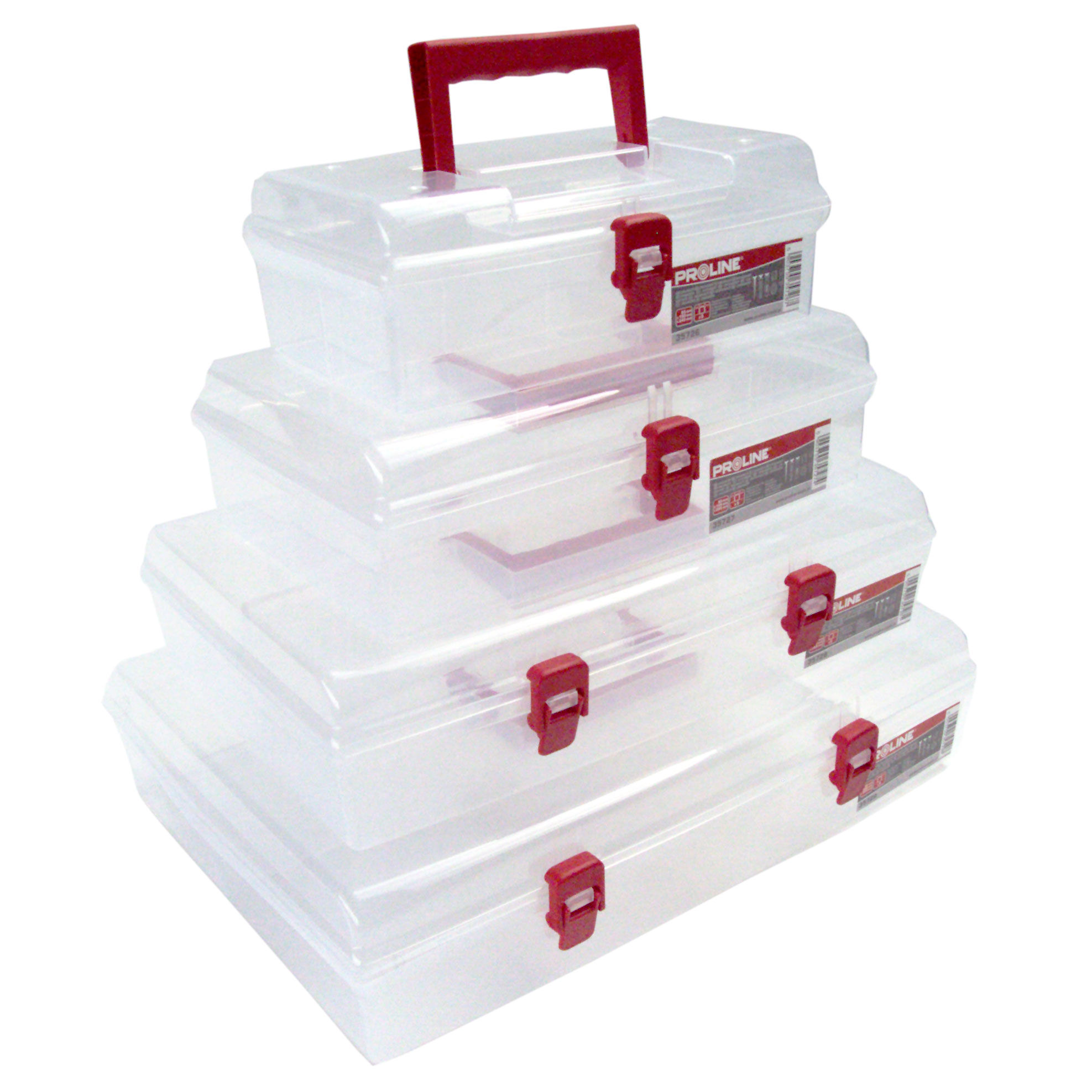 35729--35729 Organizer z rączką 6 przegr&amp;oacute;d 400x298x85 mm, ProlineWykonany z wysokiej jakości materiał&amp;oacute;wPrzegr&amp;oacute;dki wewnątrz aranżujące wnętrze organizeraSolidna rękojeść umożliwiająca przenoszenieMocne zamknięciaD