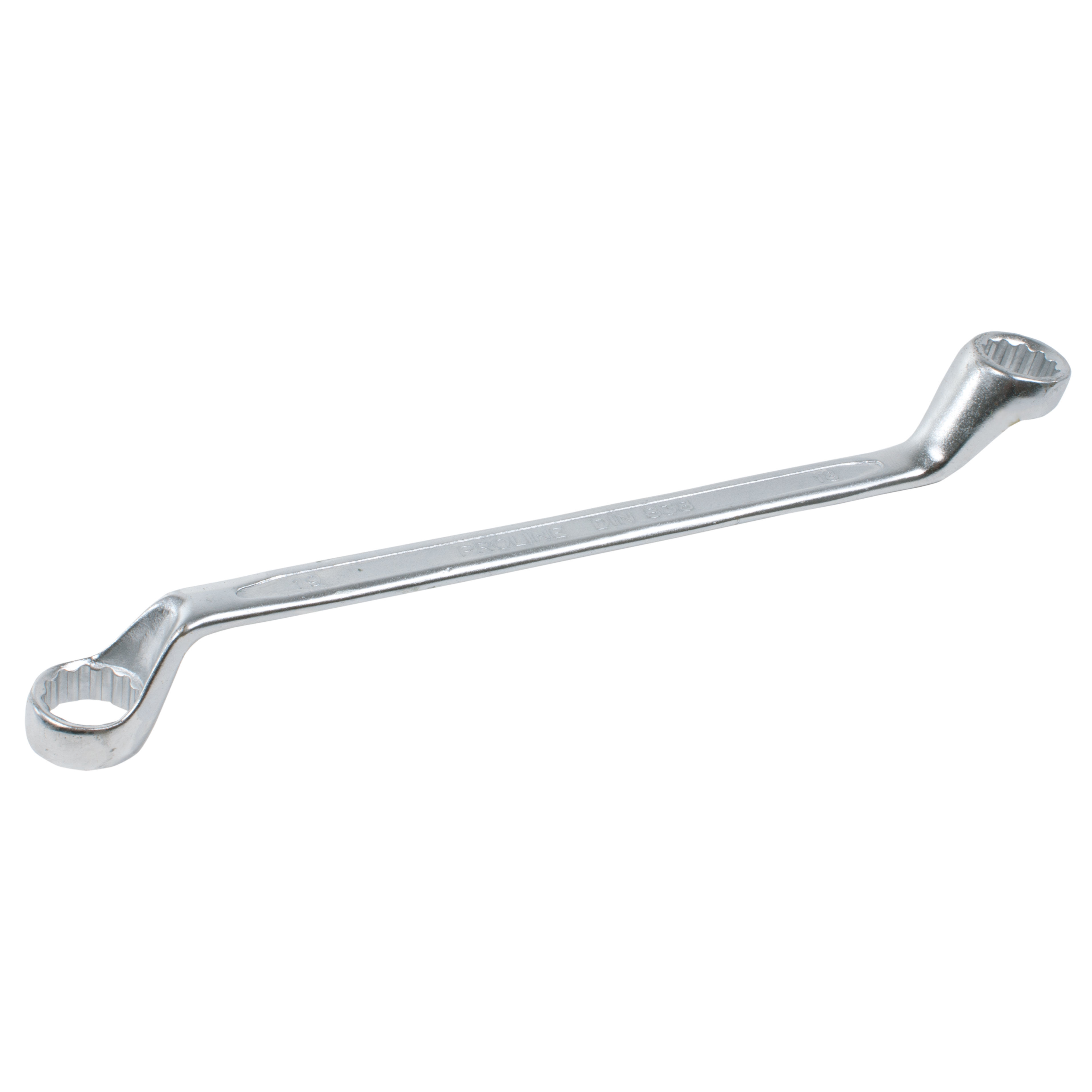 36581--Klucz oczkowy odgięty 21*23, din 838, cv, proline