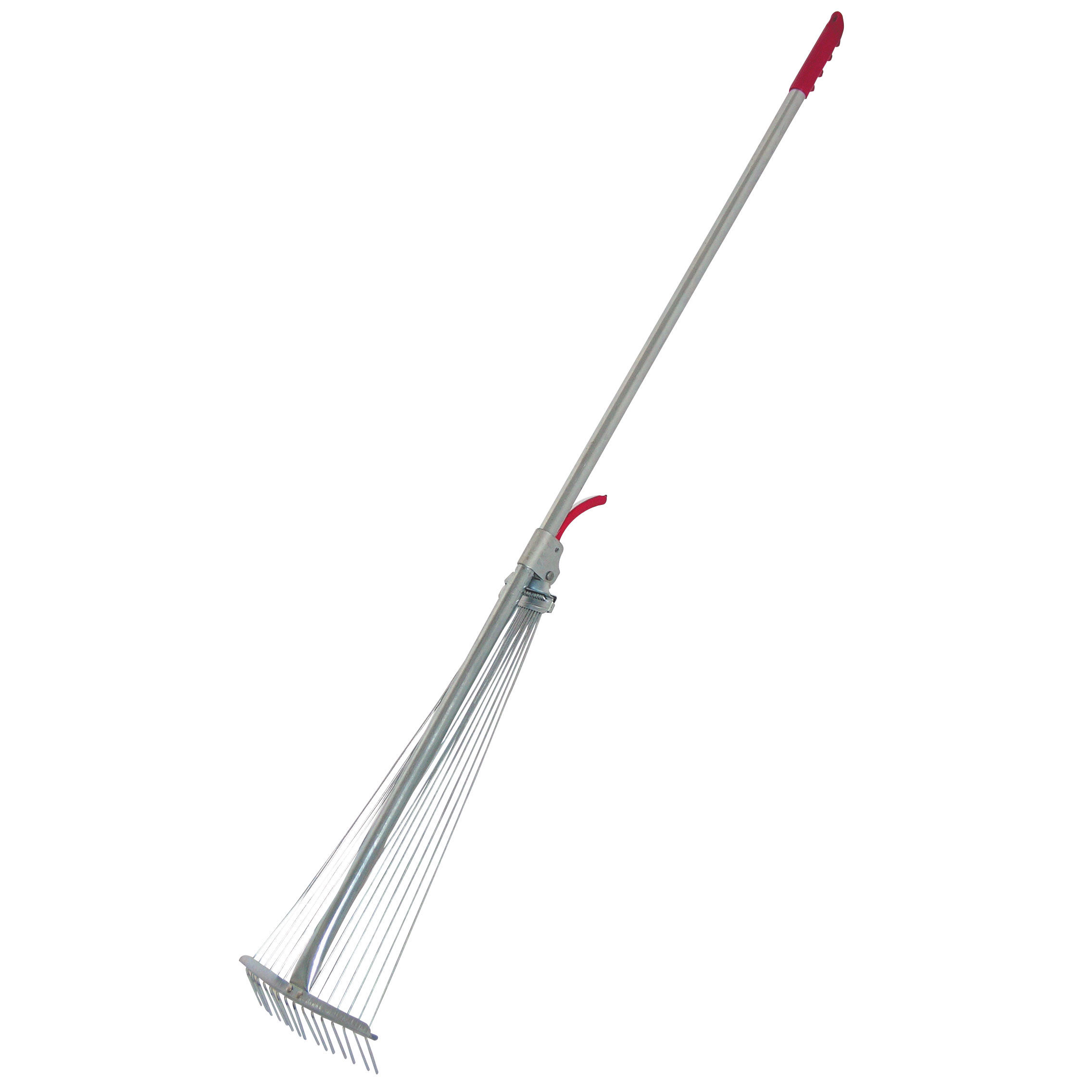 40090--40090 Grabie druciane regulowane do trawy i liści 20-65cm, MegaSpecyfikacja:Grabie druciane 15-zębne, grabie do trawnika lub do liści Mega 40090.Grabie stalowe do trawy o zmiennej szerokości pracy.Blokada metalowa pokryta winylem.