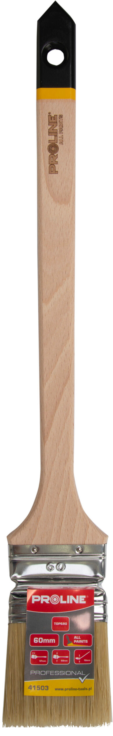 41502--Pędzel radiator prof. 50mm,rączka drew,uniw.,proline