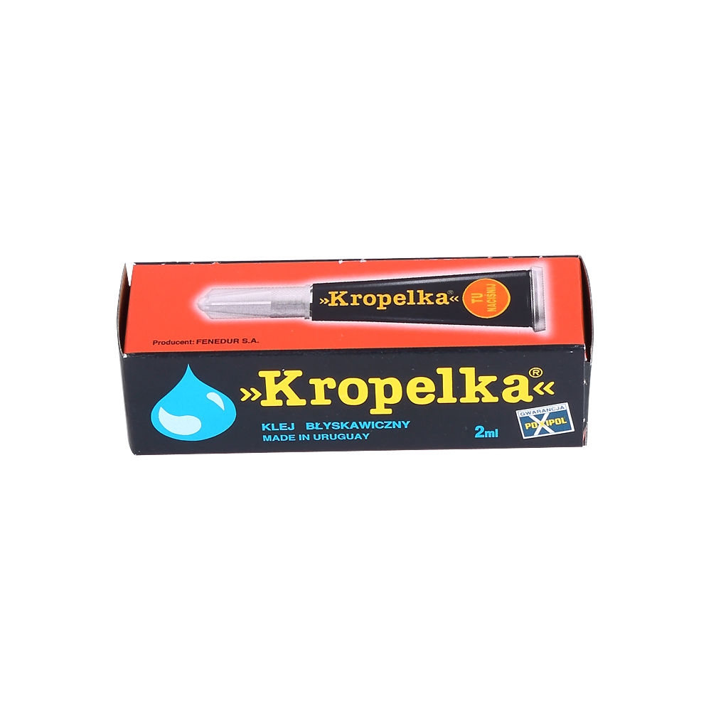 42038--Klej błyskawiczny "kropelka" 2ml (tubka w pudełku)