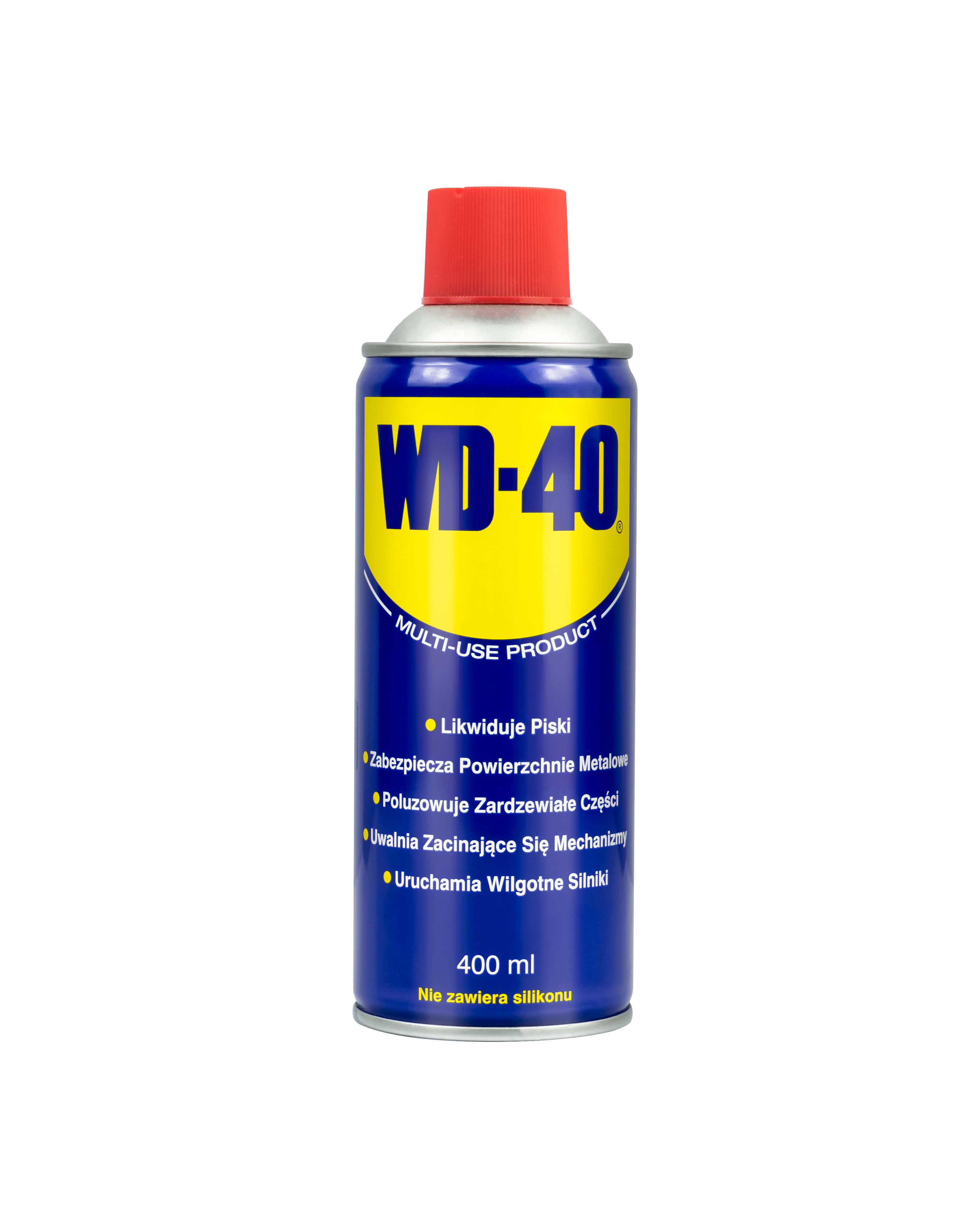 42204--42204 Płyn antykorozyjny WD40 opakowanie 0,4lSpecyfikacja:Uniwersalne do smarowania, konserwacji, czyszczeniaPenetrujeUsuwa wodęPojemność 400 ml