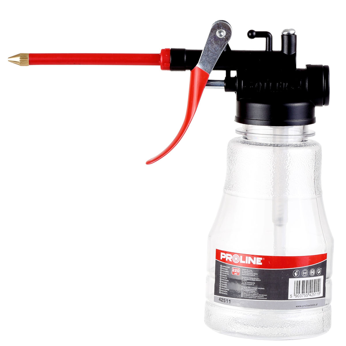 42511--Oliwiarka 220ml, zbiornik plastikowy, proline