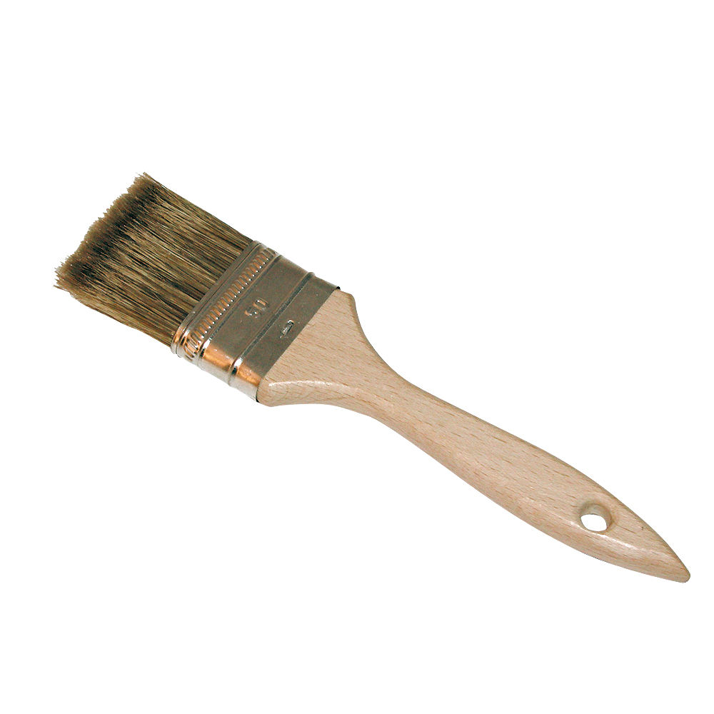 43026--Specyfikacja:Skuwka pędzla ocynkowanaTrzonek pędzla wykonany z drewna bukowegoGrubość włosia pędzla: 14 mm