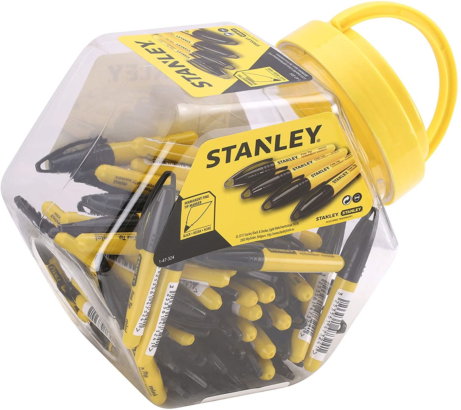 473241--473241 MARKER MINI CZARNY OKRĄGŁA KOŃC&amp;Oacute;WKA STANLEYKolor: czarnyUmożliwia trasowanie na większości materiał&amp;oacute;w konstrukcyjnychSzybkoschnący atrament zapobiega rozmazywaniu trasowanych liniiKońc&amp;oacute;wka okrągła