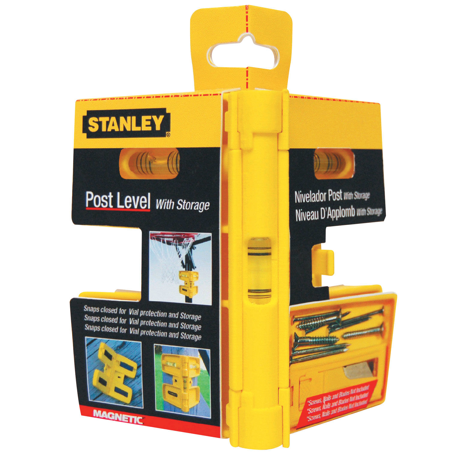 477200--Poziomnica do słupków stanley