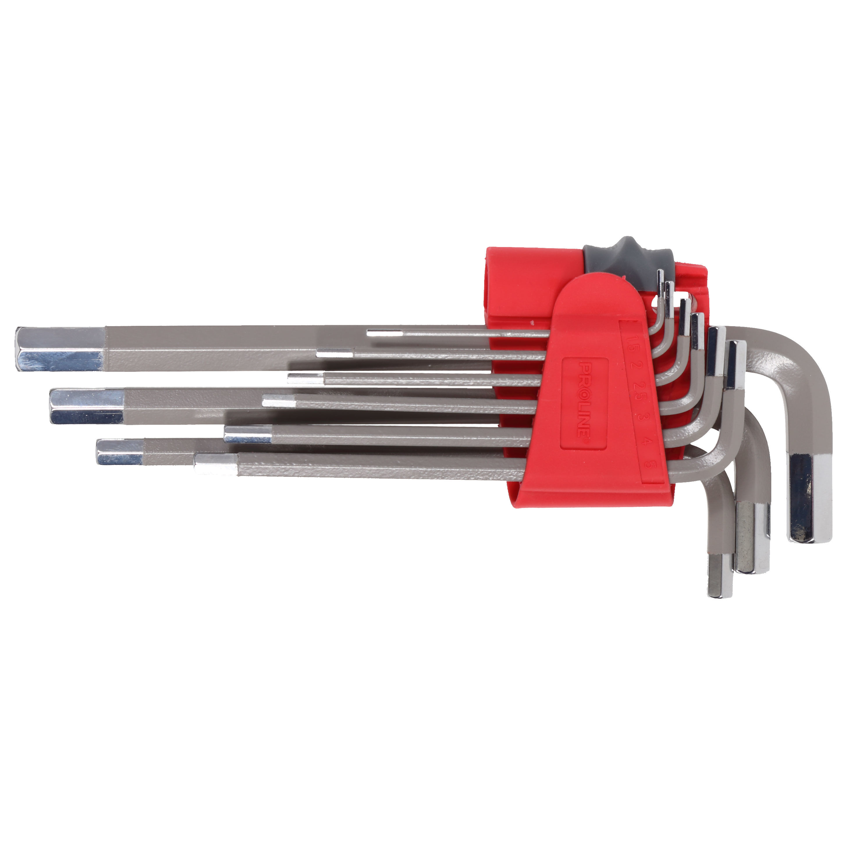 48320--Klucze imbusowe długie kpl.9 szt. 1.5-10mm, s2, proline