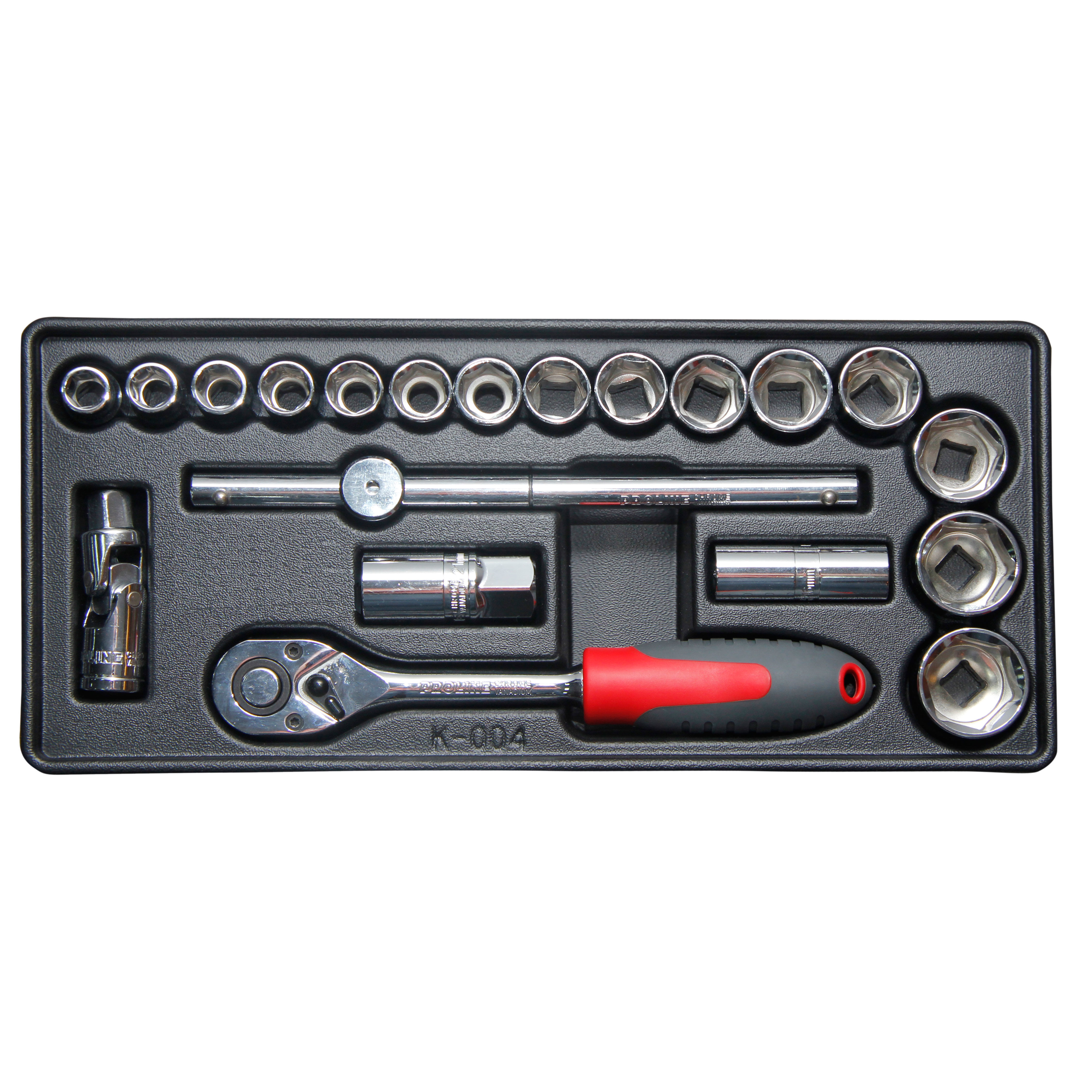 58723--Tacka na zestaw nasadek 1/2" 21szt. pusta