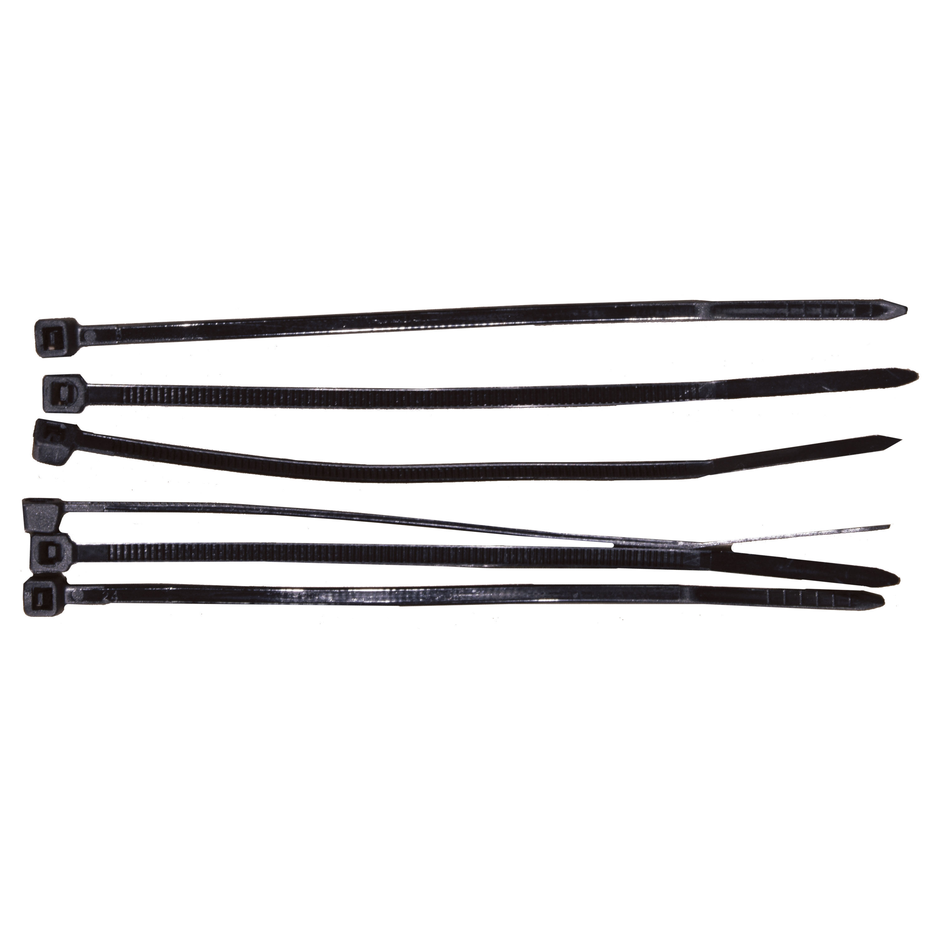 59220C--59220C Opaski zaciskowe 2,5x200mm czarne 100szt. MegaGrubość 2,5mmDługość 200mmIlość sztuk w opakowaniu 100