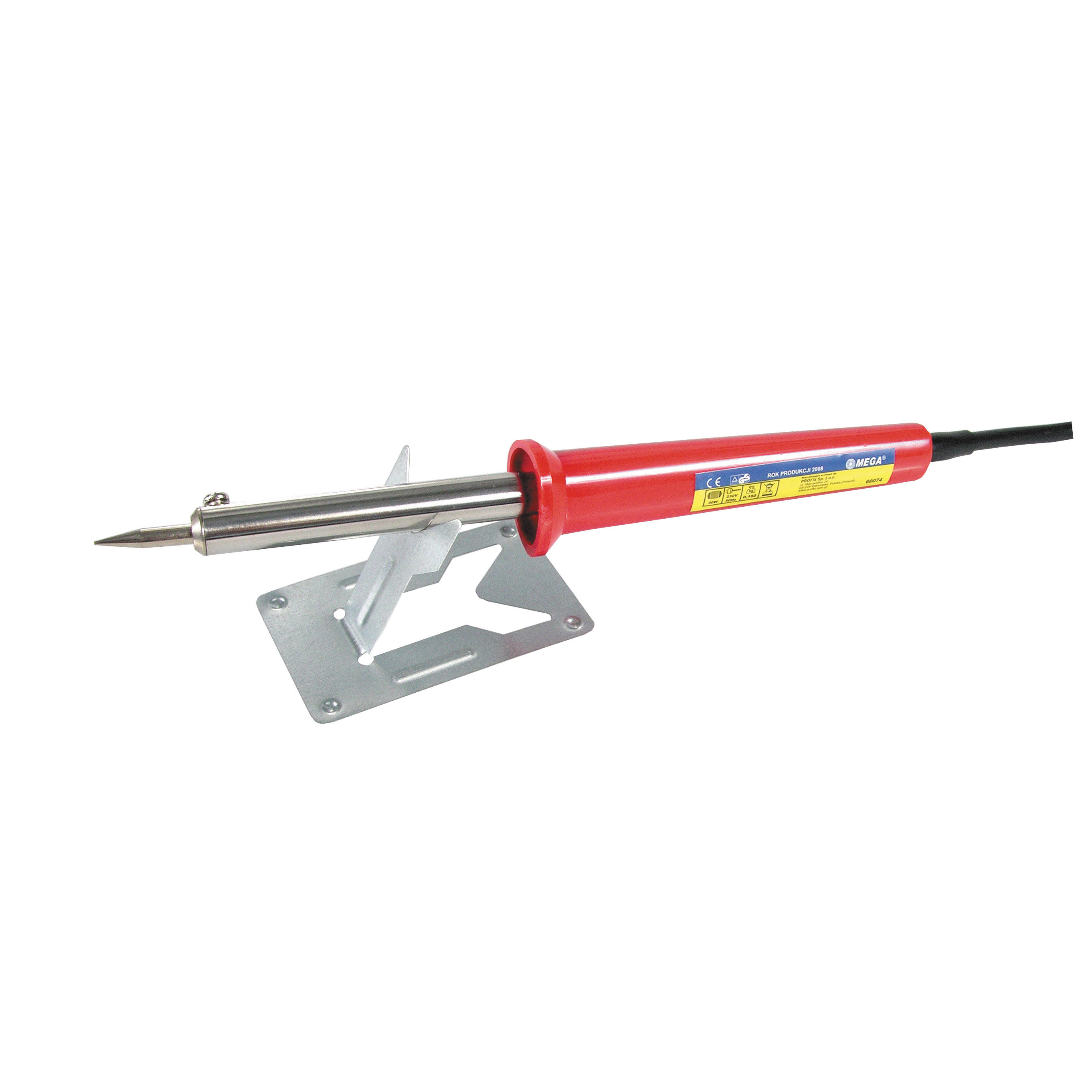 60076--60076 Lutownica oporowa kolbowa 60W, 230V, MegaDane techniczne:Z metalową podp&amp;oacute;rkąNapięcie 230 VMoc: 60W