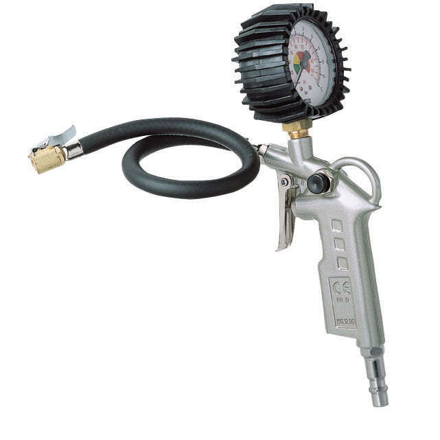 66246--Pistolet do pompowania kół z manometrem ce