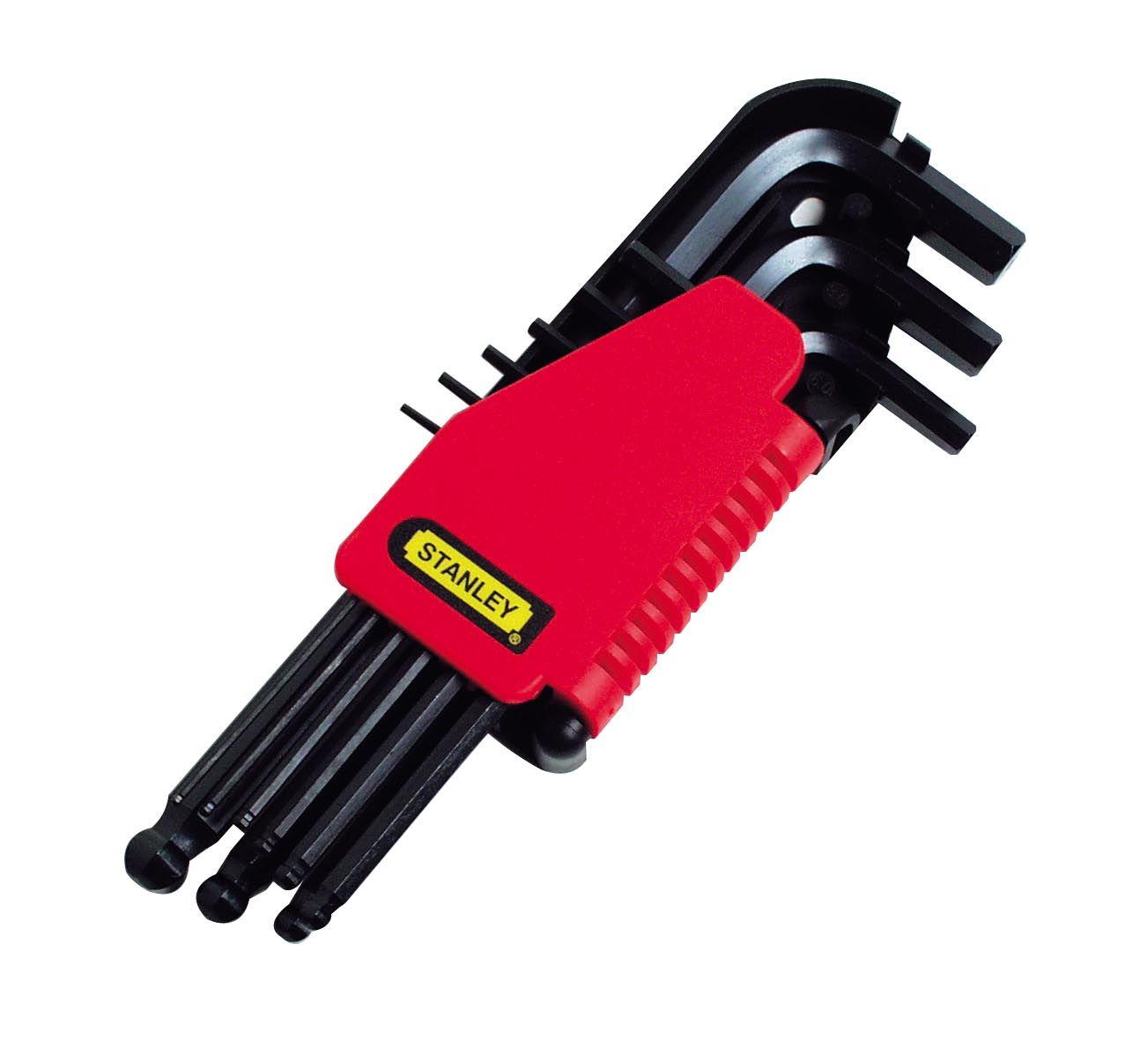 692560--Klucz imbusowy z kulką kpl. 9szt (1,5-10mm) zasob.plast. [e]