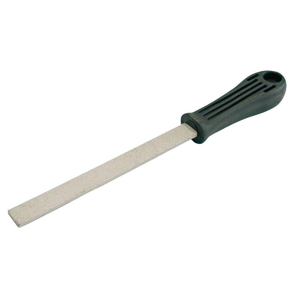 69413--Pilnik z nasypem ze spieków wolframu mały płaski 150mm