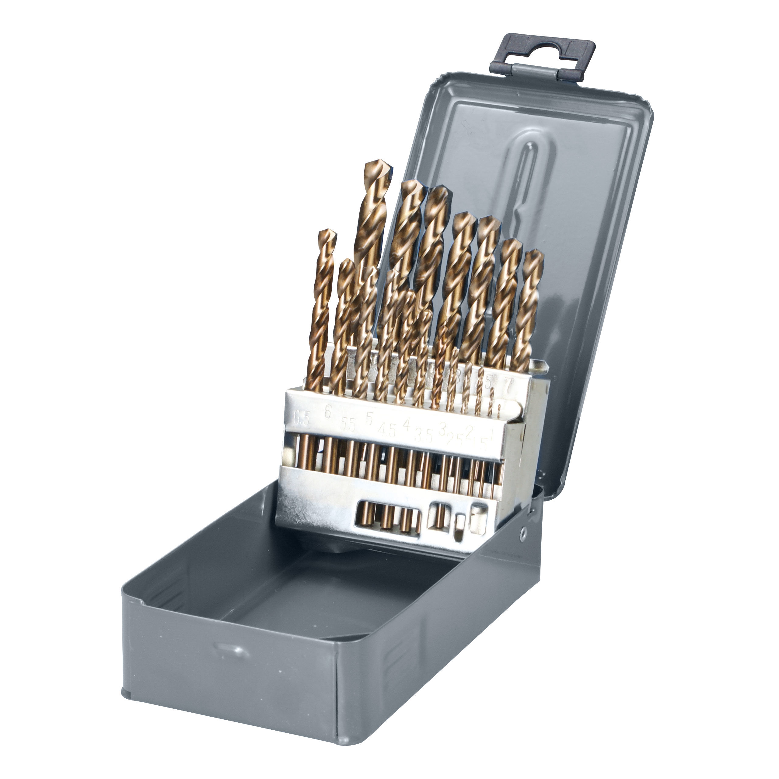 78219--Wiertła do metalu hss-co din338 szlif.szt.19(1-10mm) proline