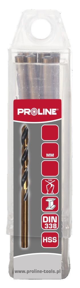 79030--Wiertło do metalu hss din338 szlif.kr.  3.0mm szt.1 proline