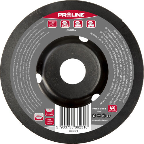 86231--Tarcza skośna tarnik średnie zęby typ a 125mm proline