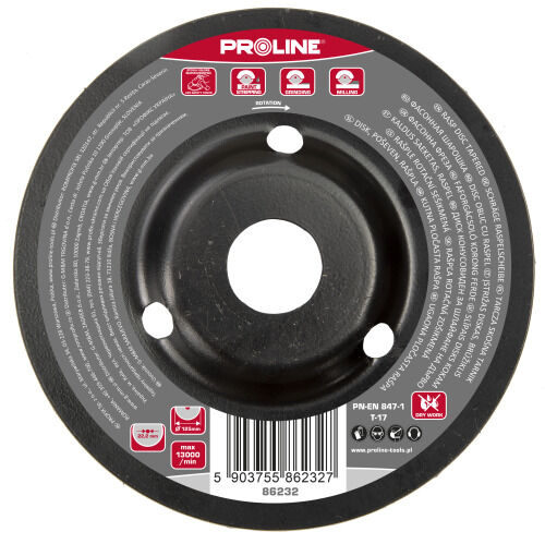86232--Tarcza skośna tarnik drobne zęby typ b 125mm proline