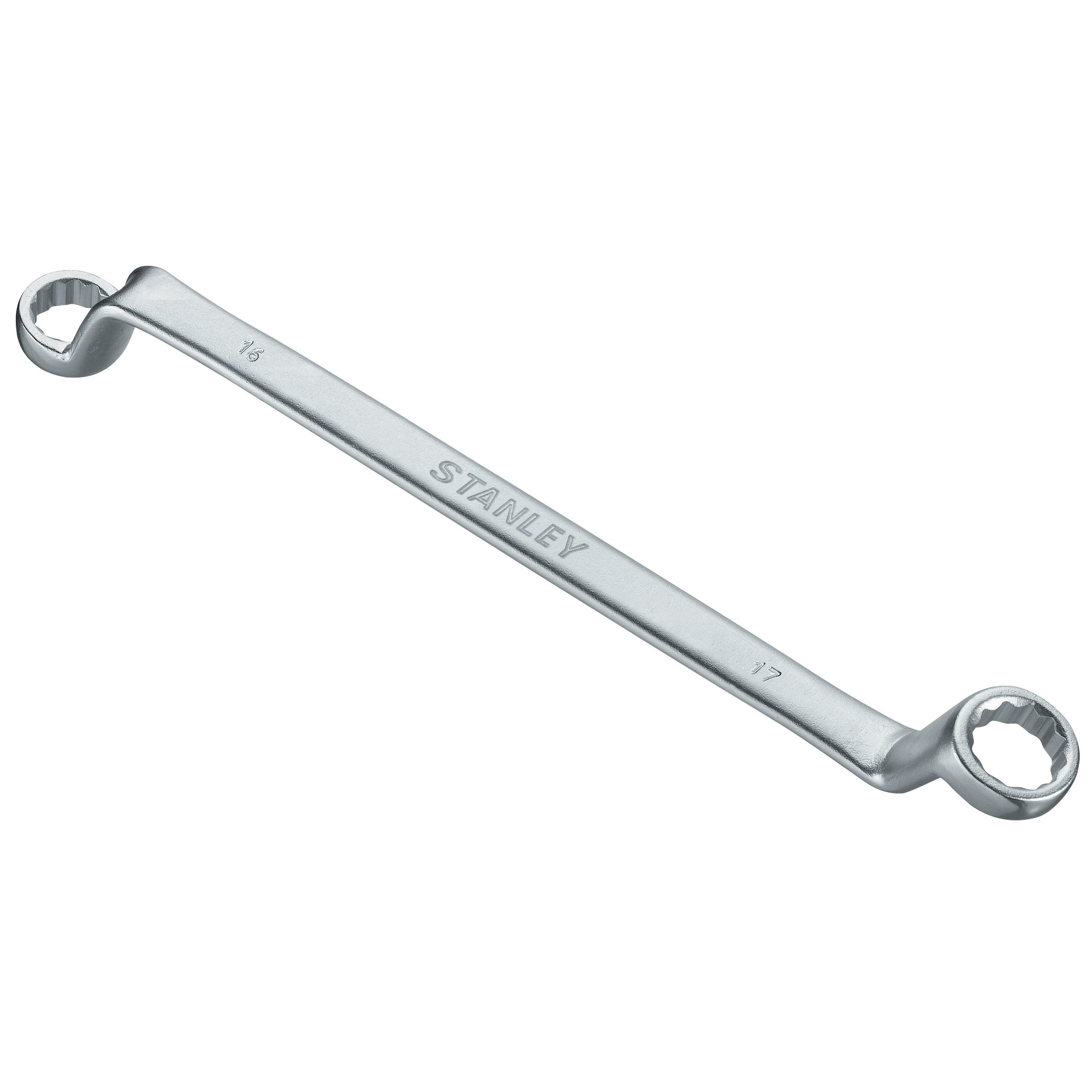 878054--Klucz oczkowy wygięty 14 x 15 mm [k]