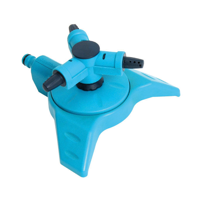 CF51460--CF51460 Zraszacz obrotowy Twister, CellFastSpecyfikacja:Zraszacz tr&amp;oacute;jramienny z możliwością regulacji prędkości obrotowej poprzez pokręcanie dyszami wylotowymi12 otwor&amp;oacute;w wylotowychŚrednica zraszania ok. 15 mPowierzchnia 