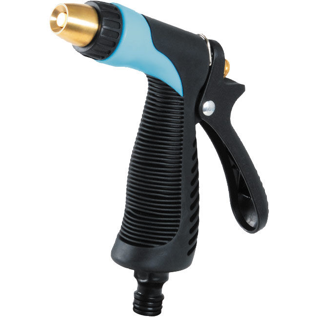 CF52020--CF52020 Zraszacz pistoletowy Max kartaDane techniczne:Wykonany z metalu i tworzywa sztucznegoBezstopniowa regulacja strumienia wody od punktowego do delikatnej mgiełki jak też siły strumieniaWygodna blokada pracy ciągłej