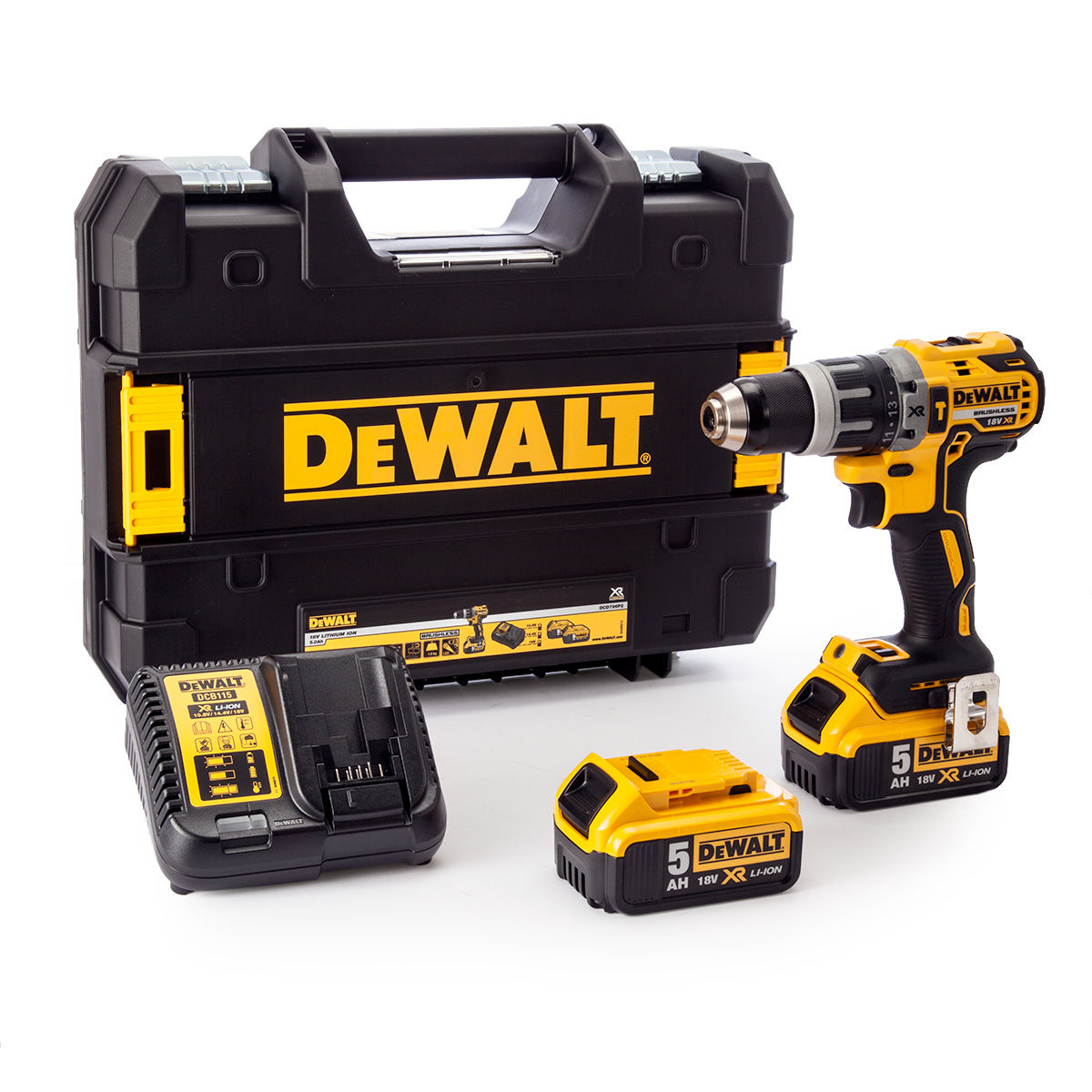 DCD796P2--DCD796P2 Wkrętarka 18V bezszczotkowa G2 XR, udar, 13mm 2 x 5.0 AhNajważniejsze cechy Wkrętarki bezszczotkowej G2 XR DeWalt DCD796P2:DCD796P2 to najnowszej generacji wiertarko-wkrętarka 18 VBezszczotkowy silnik drugiej generacji zapewnia wydajność ora