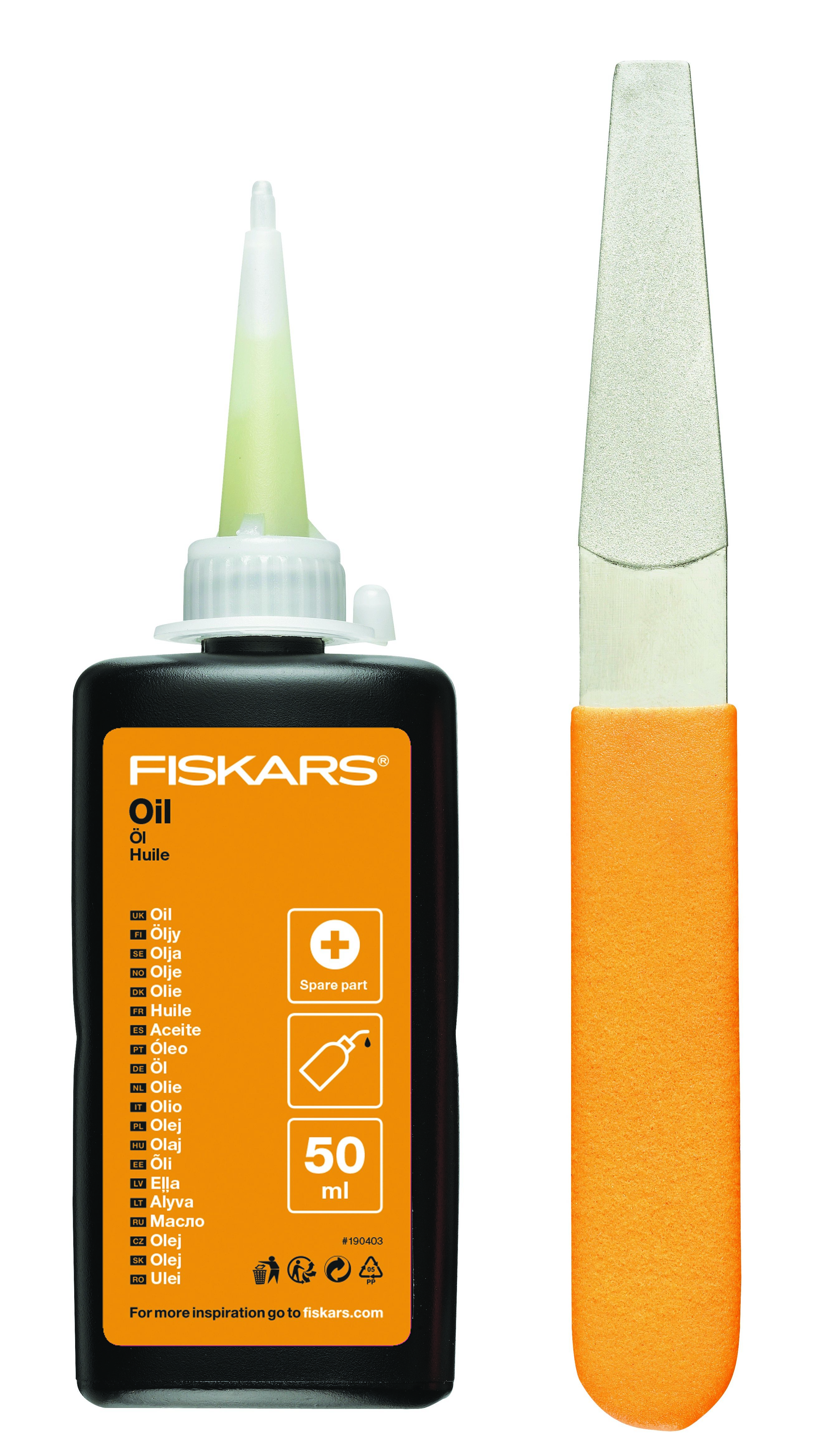 FS110990--Zestaw do konserwacji -pilnik diament.+ oliwa do smar.ostrzy[1001640]