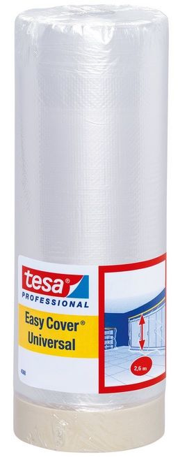 H0436807--Folia antychlap z taśmą malar.easycover universal 17m:2600mm