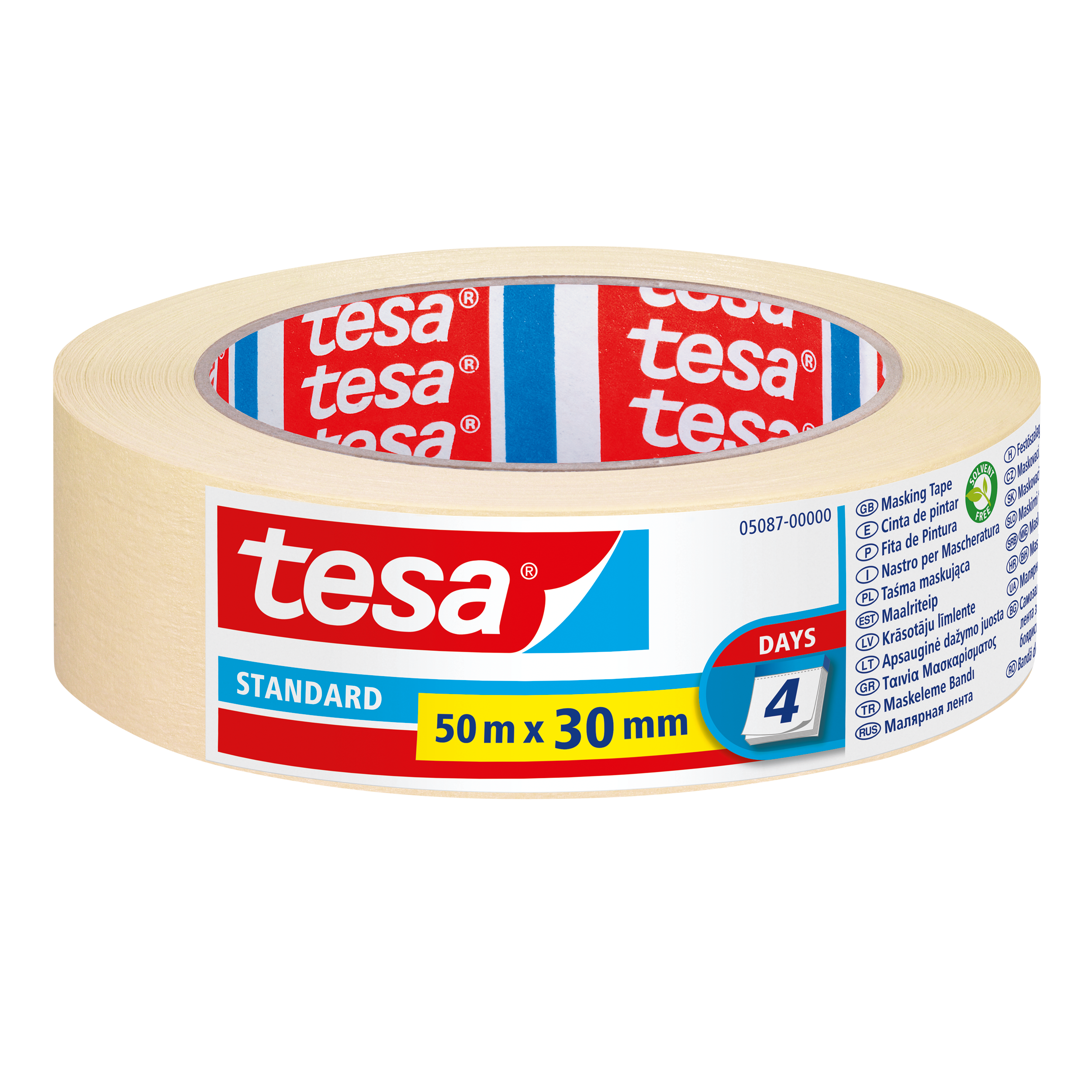 H0508700--Taśma maskująca standard 4 dni 50m:30mm