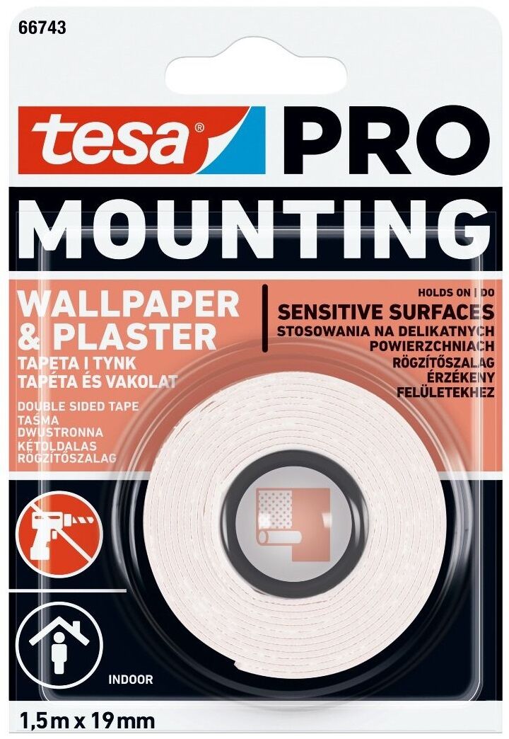 H6674304--Taśma montaż.dwustr.pian.mocow.na tap.1.5m:19mm(h7774202)pro