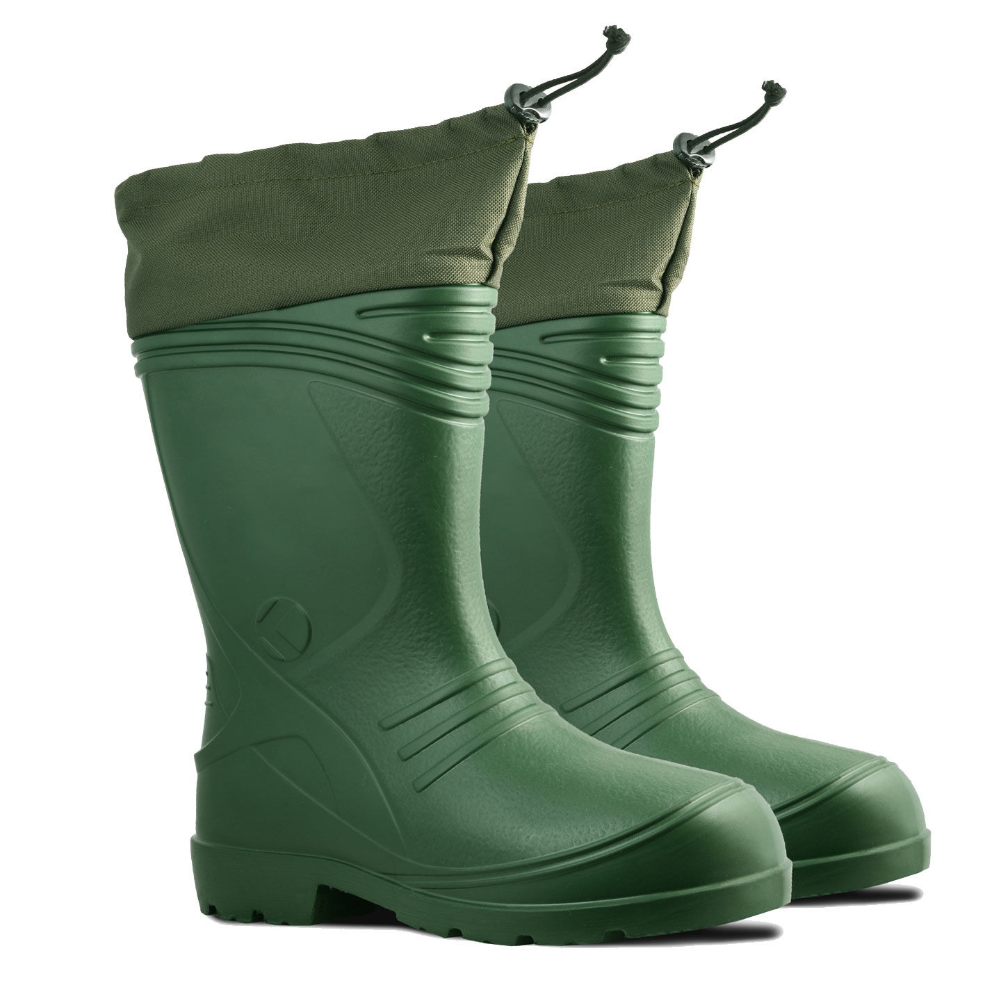 K1536145--Kalosze męsk. kołnierz,ociepl.(035)zielone,eva,r. 45,kolmax