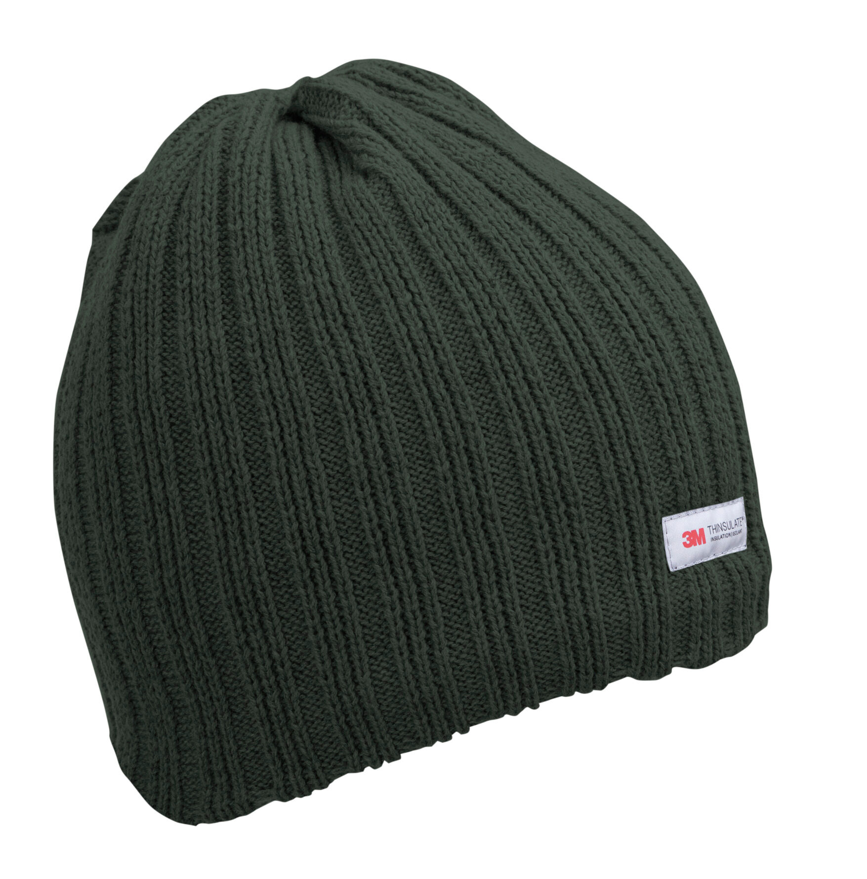 L102210S--Czapka akrylowa z ociepliną thinsulate zielona, lahti