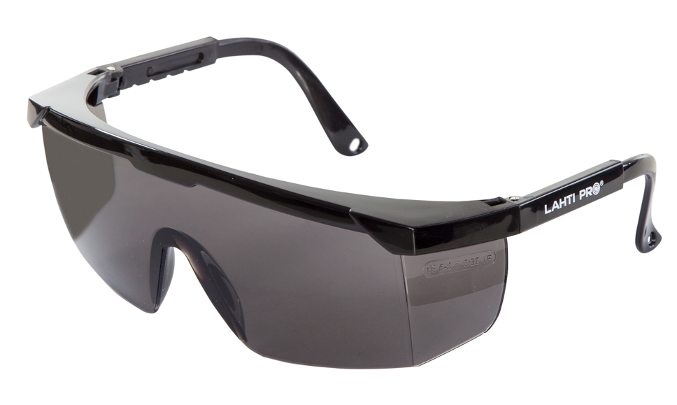 L1500900--Okulary ochronne szare regul., odporność mech. "f", ce,lahti