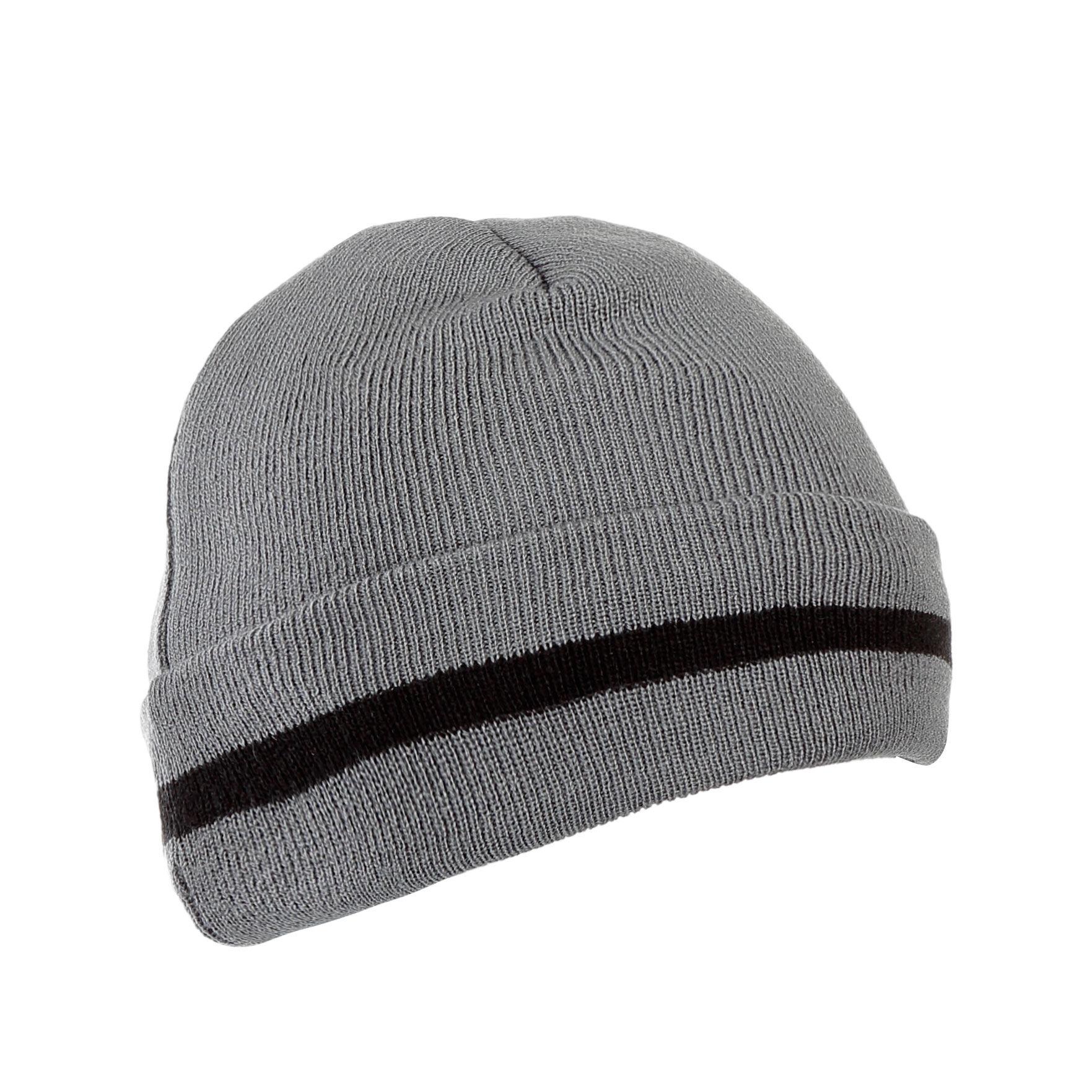 L1934100--Czapki akryl. z ociepl. szare lpco1su, 12szt, ce, lahti