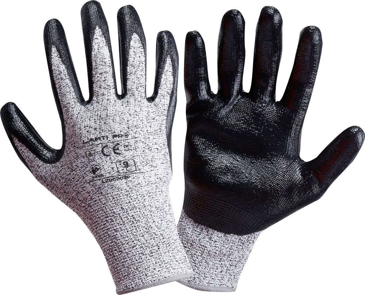 L200211K--Rękawice nitr. cut res. 5, l200211p, karta, "11", ce, lahti