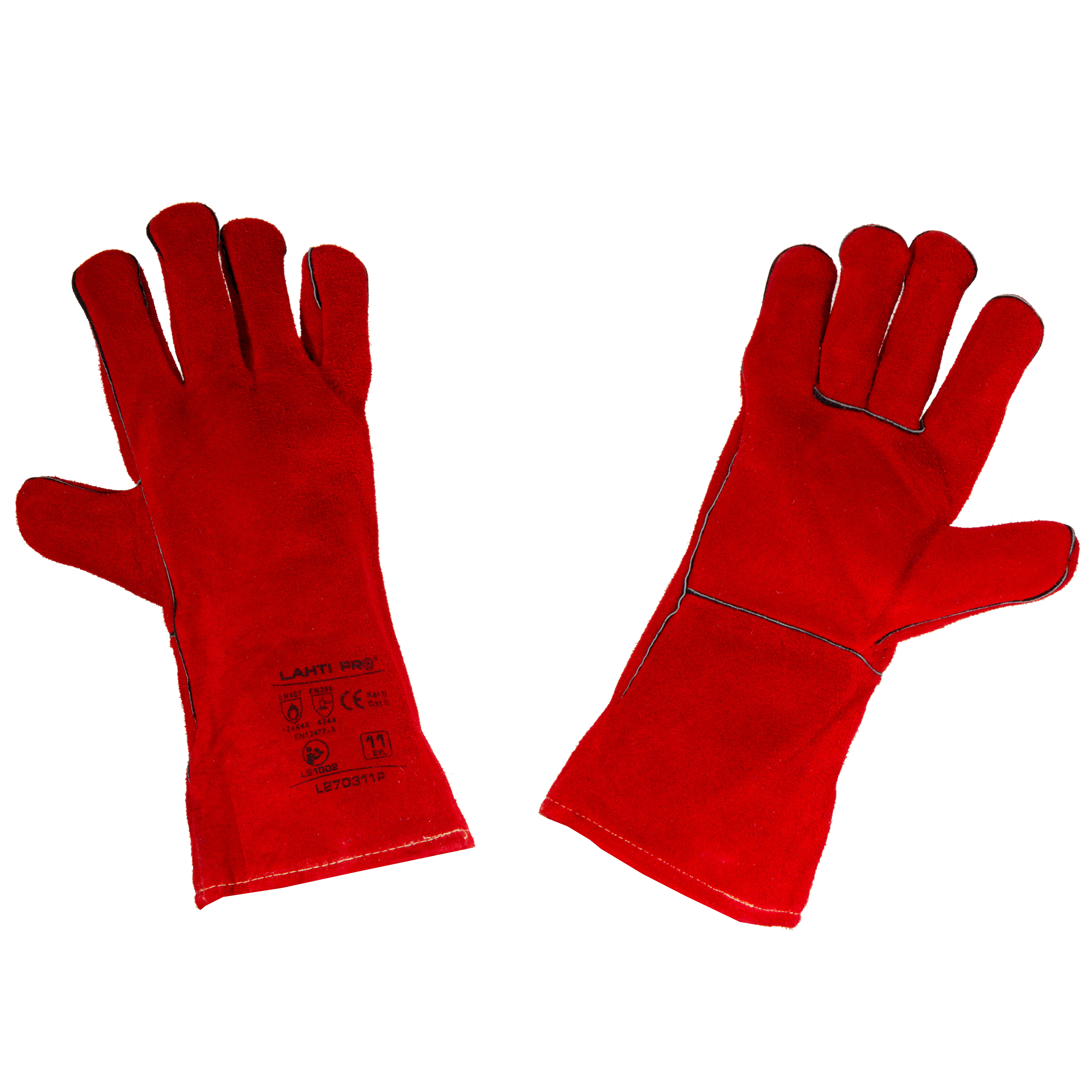 L270311K--Rękawice ze skóry, spaw., l270311p, karta, "11", ce, lahti