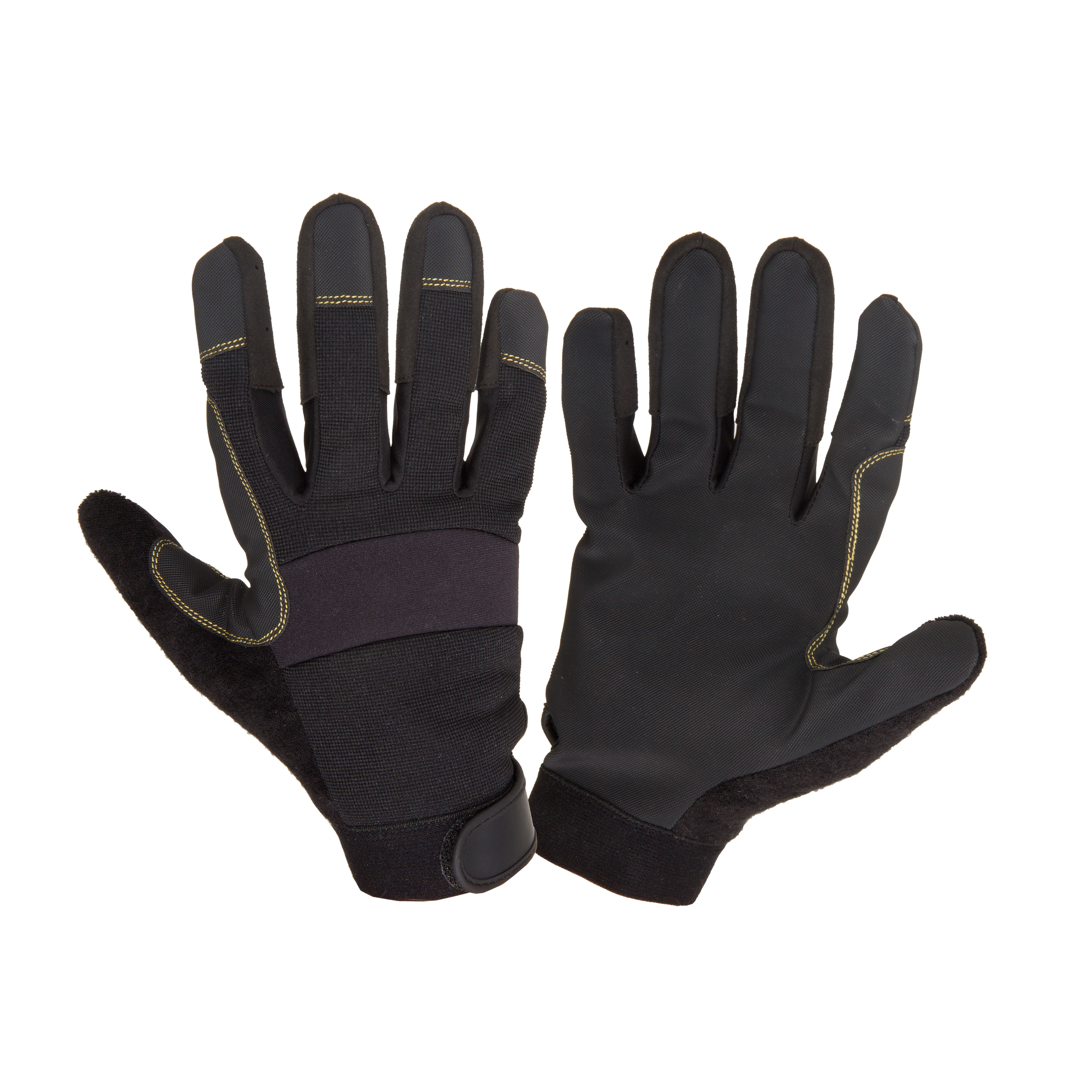 L281010K--L281010K Rękawice ochronne warsztatowe rozmiar 10, CE, LahtiProDane techniczne:Rękawice ochronne pokryte powłoką PVCWierzchnia część rękawicy wykonana z elastycznego materiału, idealnie dopasowuje się do kształtu dłoni.Wentylowana mikrofibra na palca