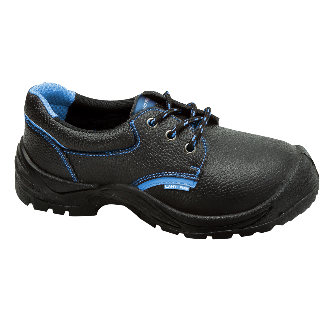 L3041241--Półbuty damskie skórzane czar.-nieb., s1 src, "41", ce,lahti