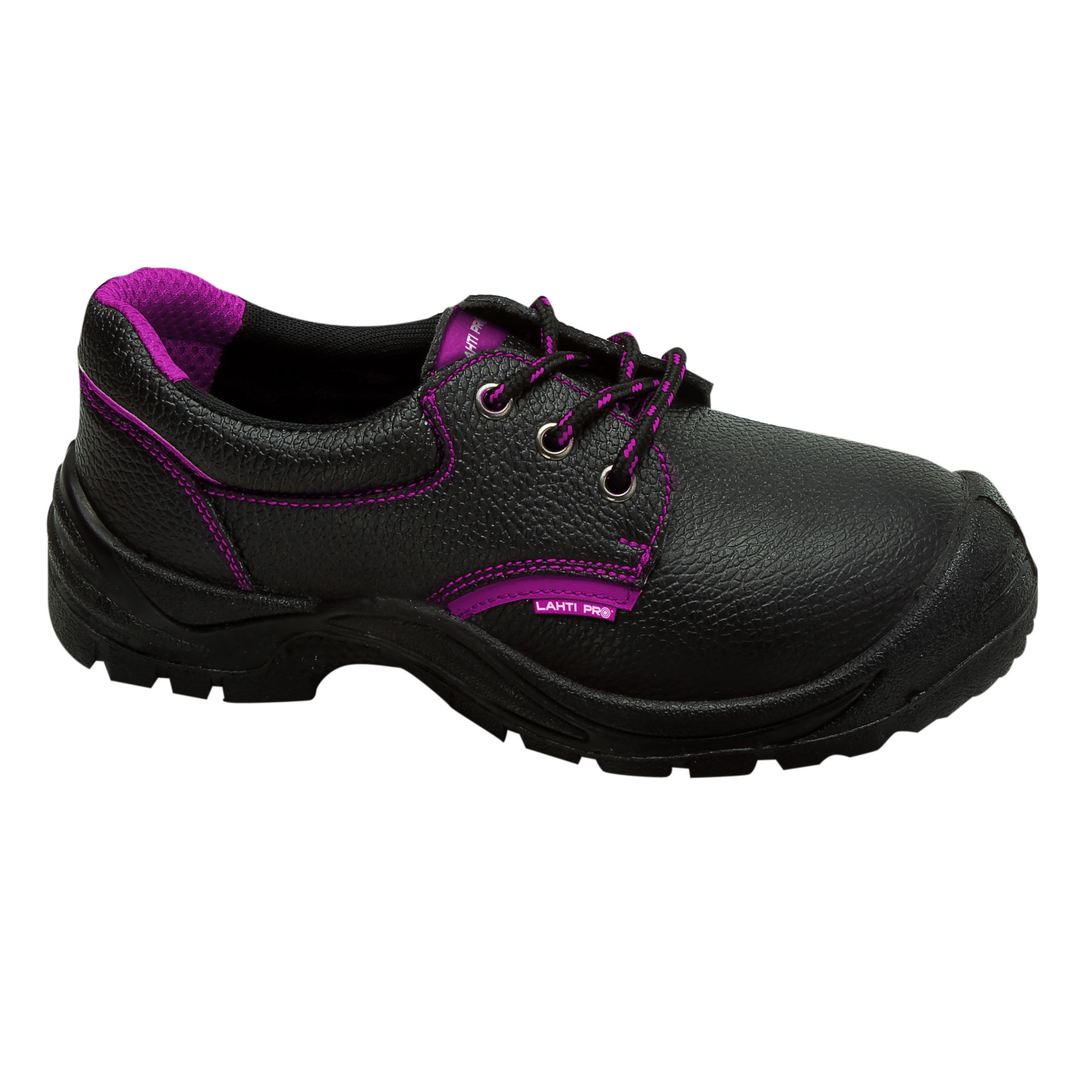 L3041340--Półbuty bez podn. dams. skórz. cza-fiol,o1 src,"40",ce,lahti