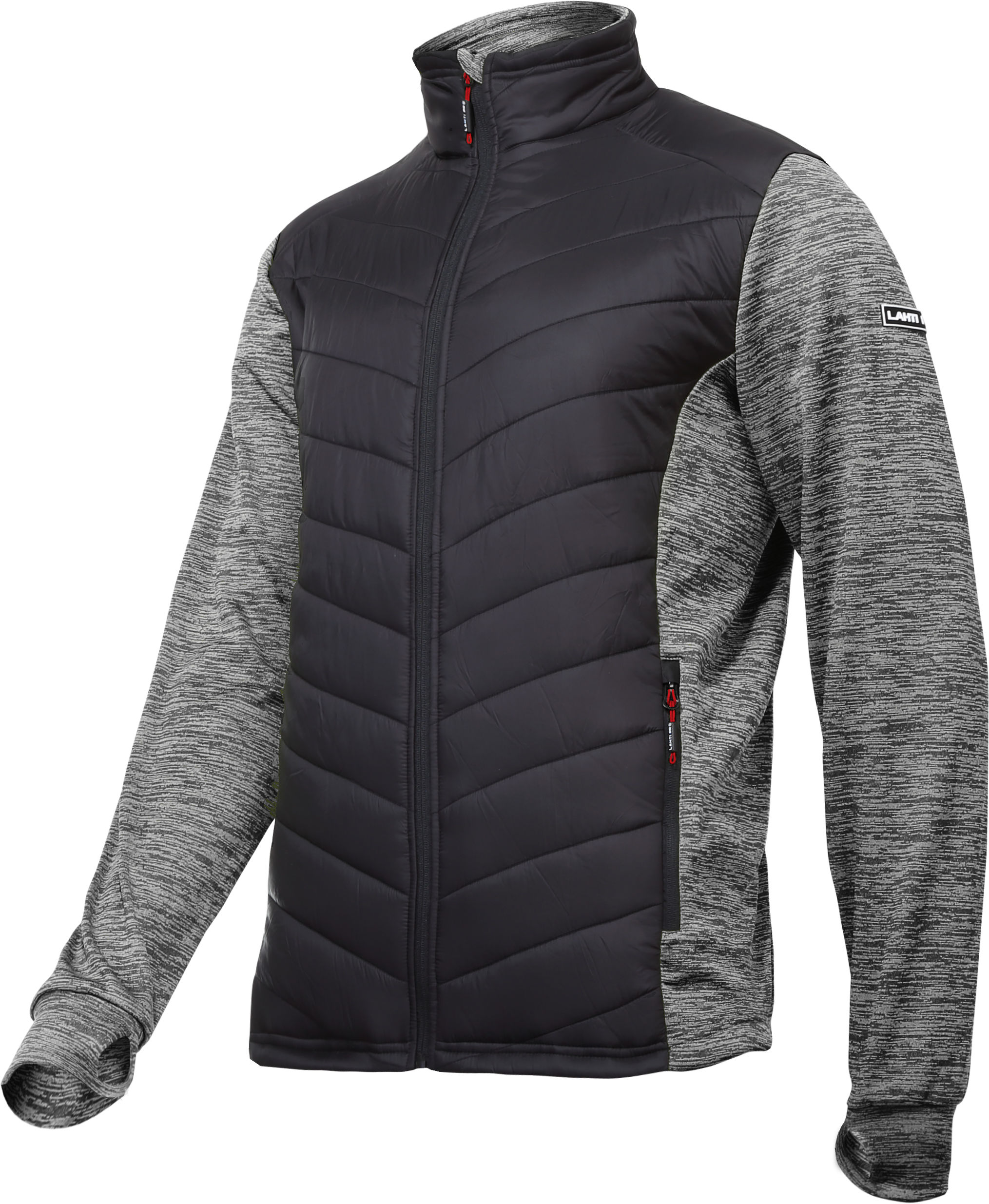 L4012206--Bluza ocieplana szaro-czarna, "3xl", ce, lahti