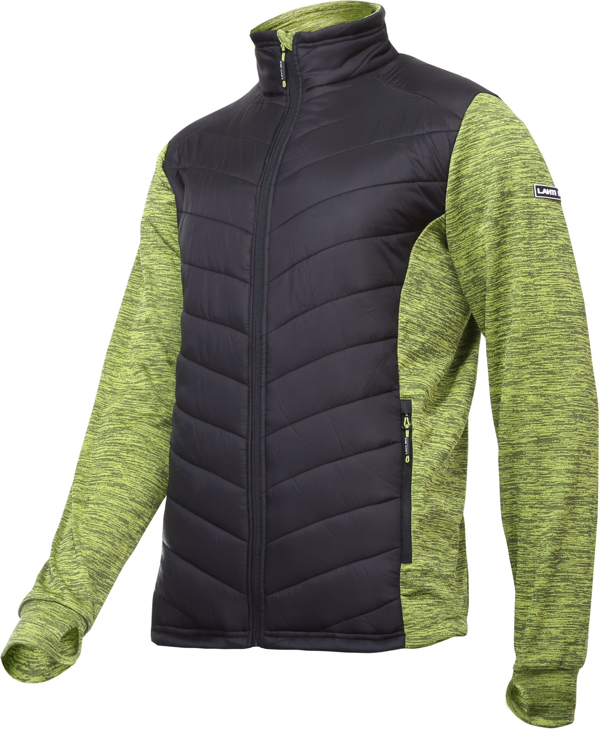 L4012302--Bluza ocieplana zielono-czarna, "m", ce, lahti