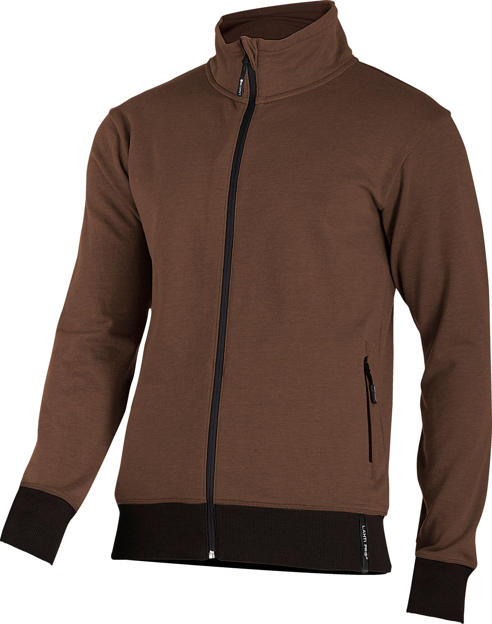 L4014806--Bluza z suwakiem brązowa, "3xl", ce, lahti