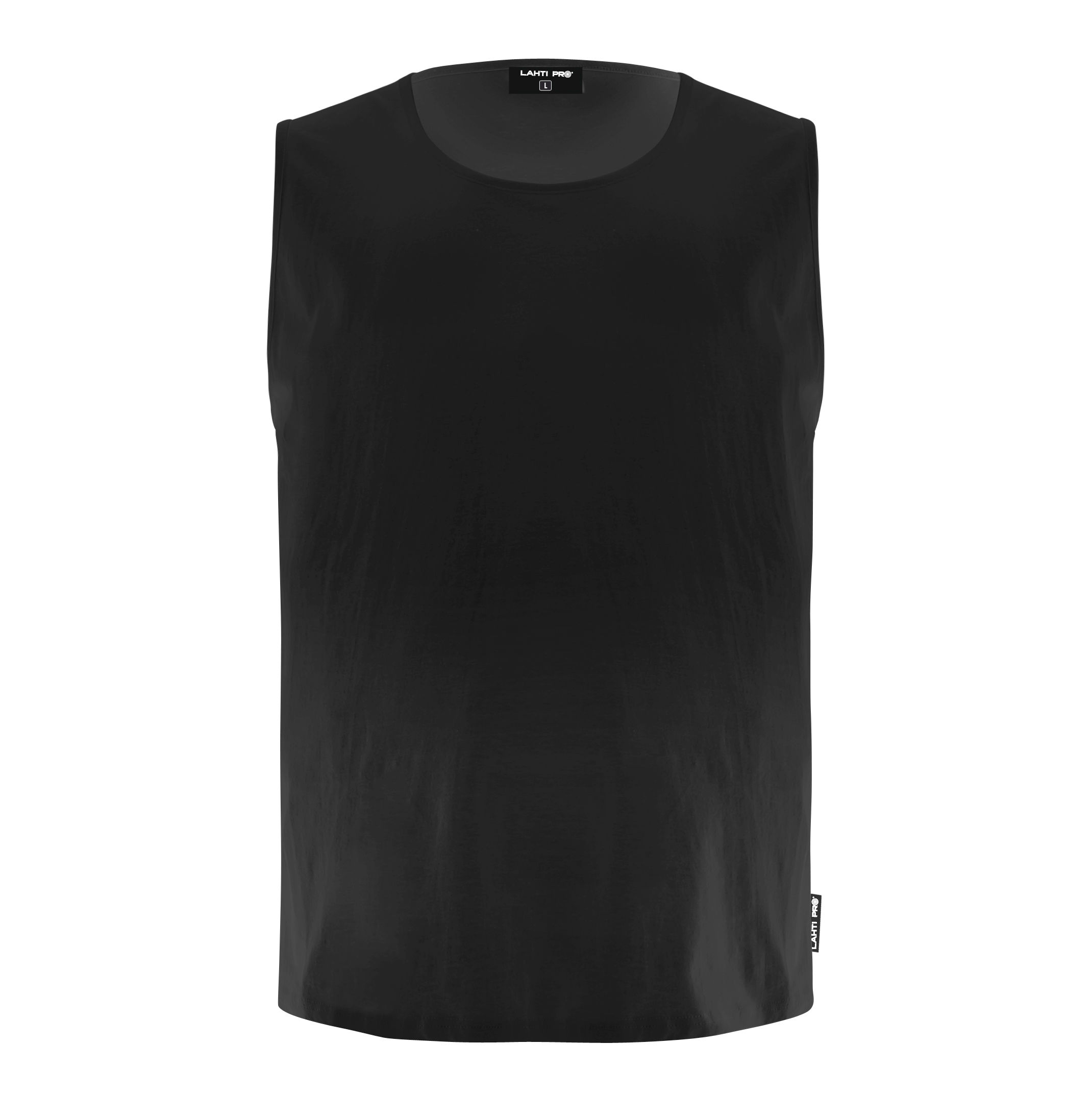 L4022001--Koszulka bez rękawów 160g/m2, czarna, "s", ce, lahti