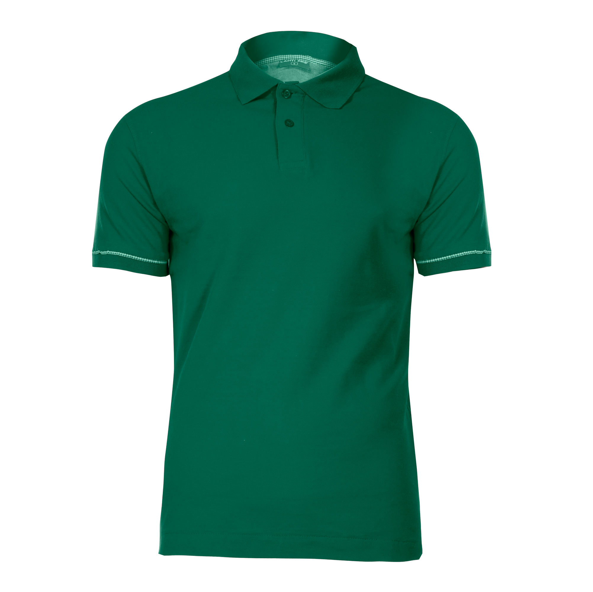 L4030902--Koszulka polo, 220g/m2, zielona,  "m", ce, lahti