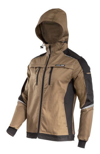 L4041503--Bluza brązowo-czarna, "l", ce, lahti