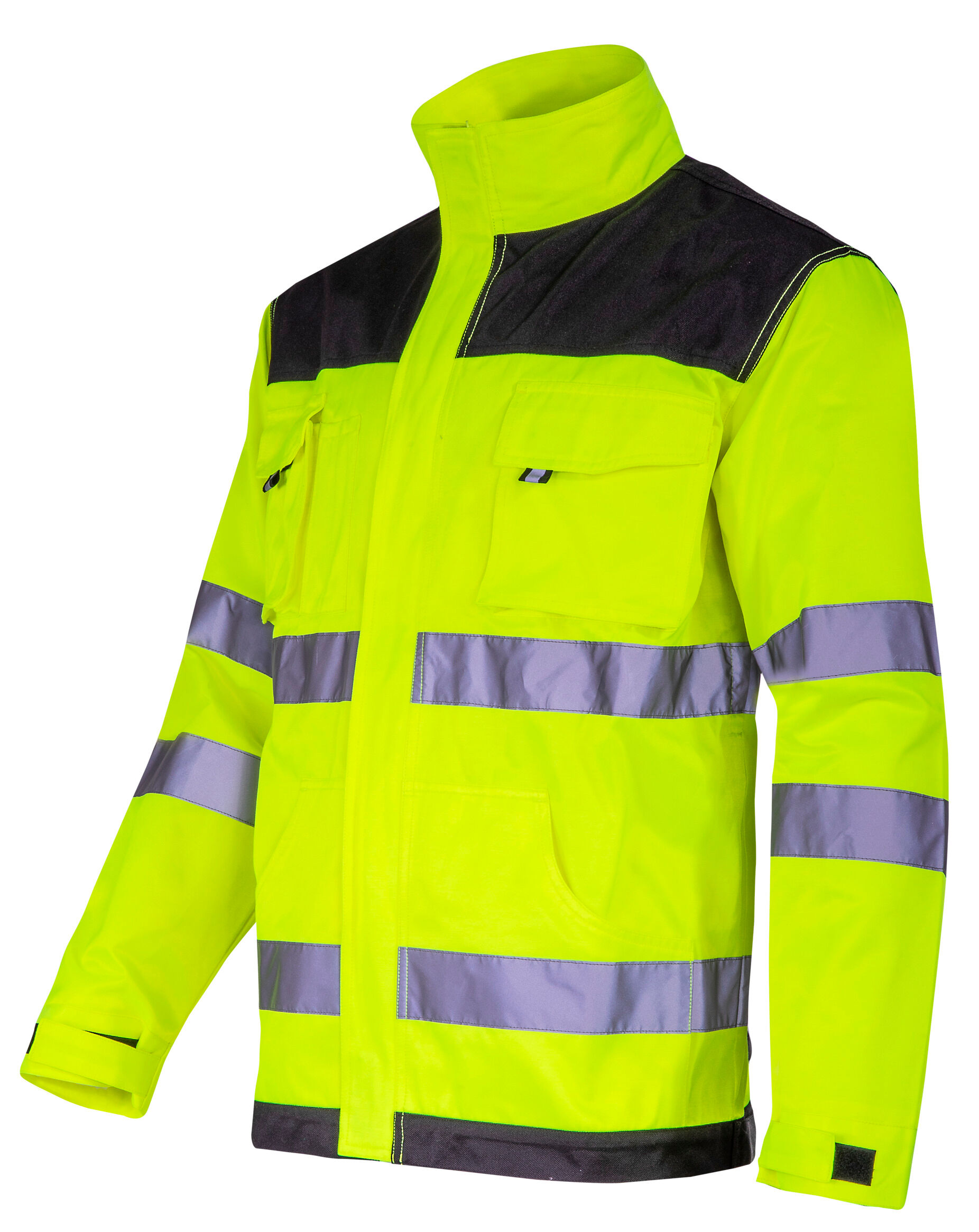 L4041602--Bluza robocza odblaskowa Lahti Pro L40416 charakteryzuje się nowoczesnym, wygodnym krojem. Bluzę roboczą uszyto z materiału o gramaturze 270g/m2 w skład kt&amp;oacute;rego wchodzi 40% bawełny i 60% poliestru. Pięć wygodnych i funkcjonalnych kiesz