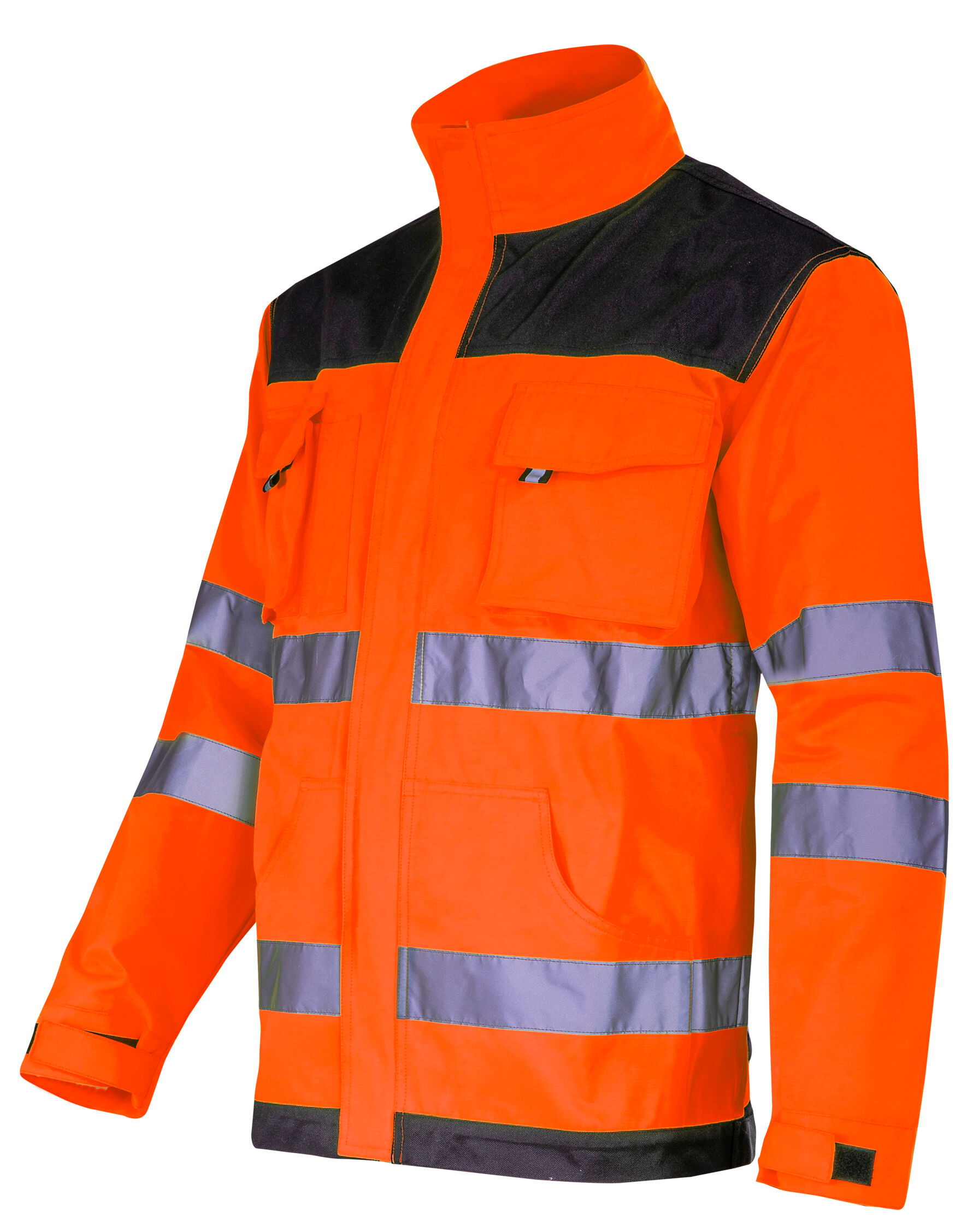 L4041704--Bluza robocza odblaskowa Lahti Pro L40417 charakteryzuje się nowoczesnym, wygodnym krojem. Bluzę roboczą uszyto z materiału o gramaturze 270g/m2 w skład kt&amp;oacute;rego wchodzi 40% bawełny i 60% poliestru. Pięć wygodnych i funkcjonalnych kiesz