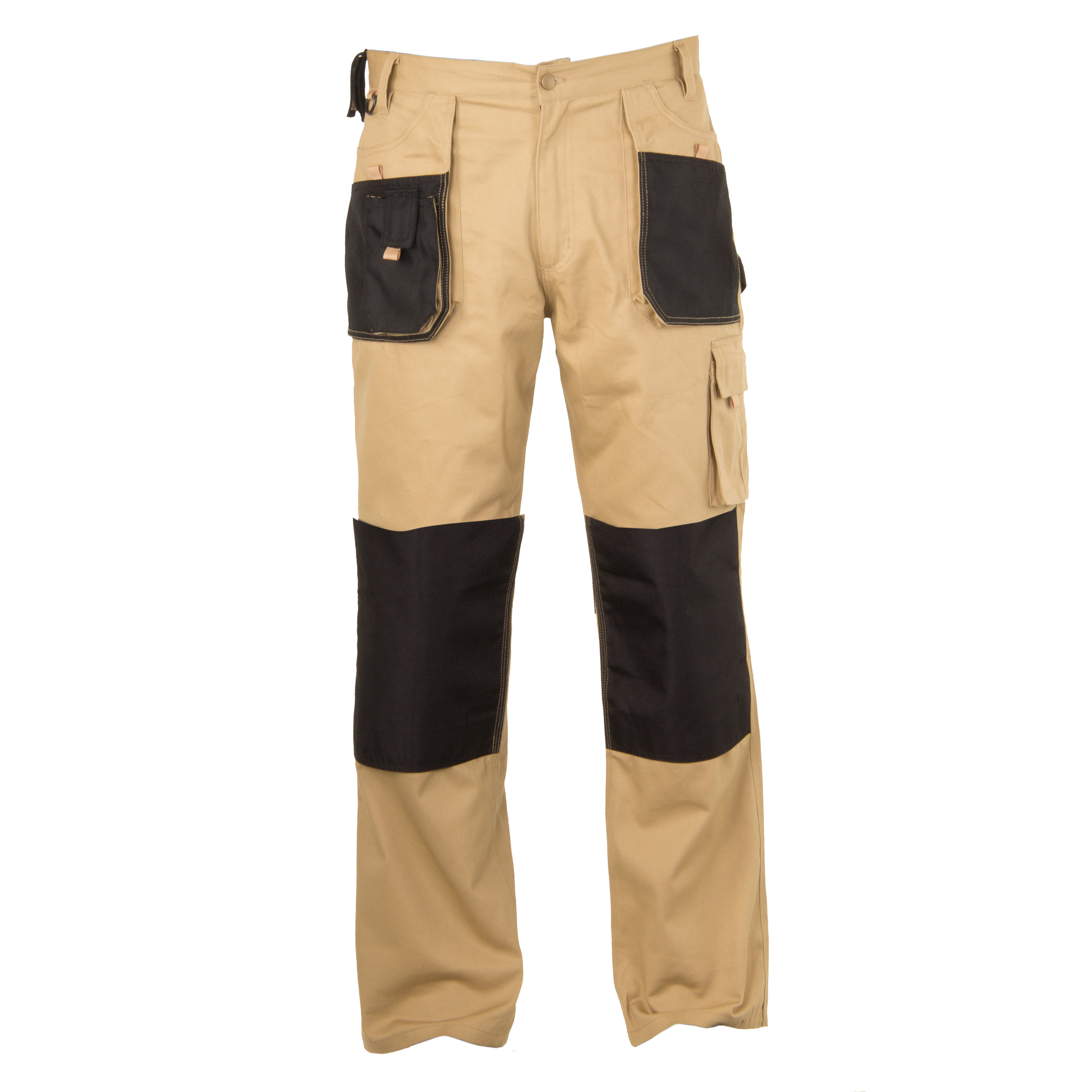 L4050148--Spodnie beżowe, 100% bawełna, "s (48)", ce, lahti