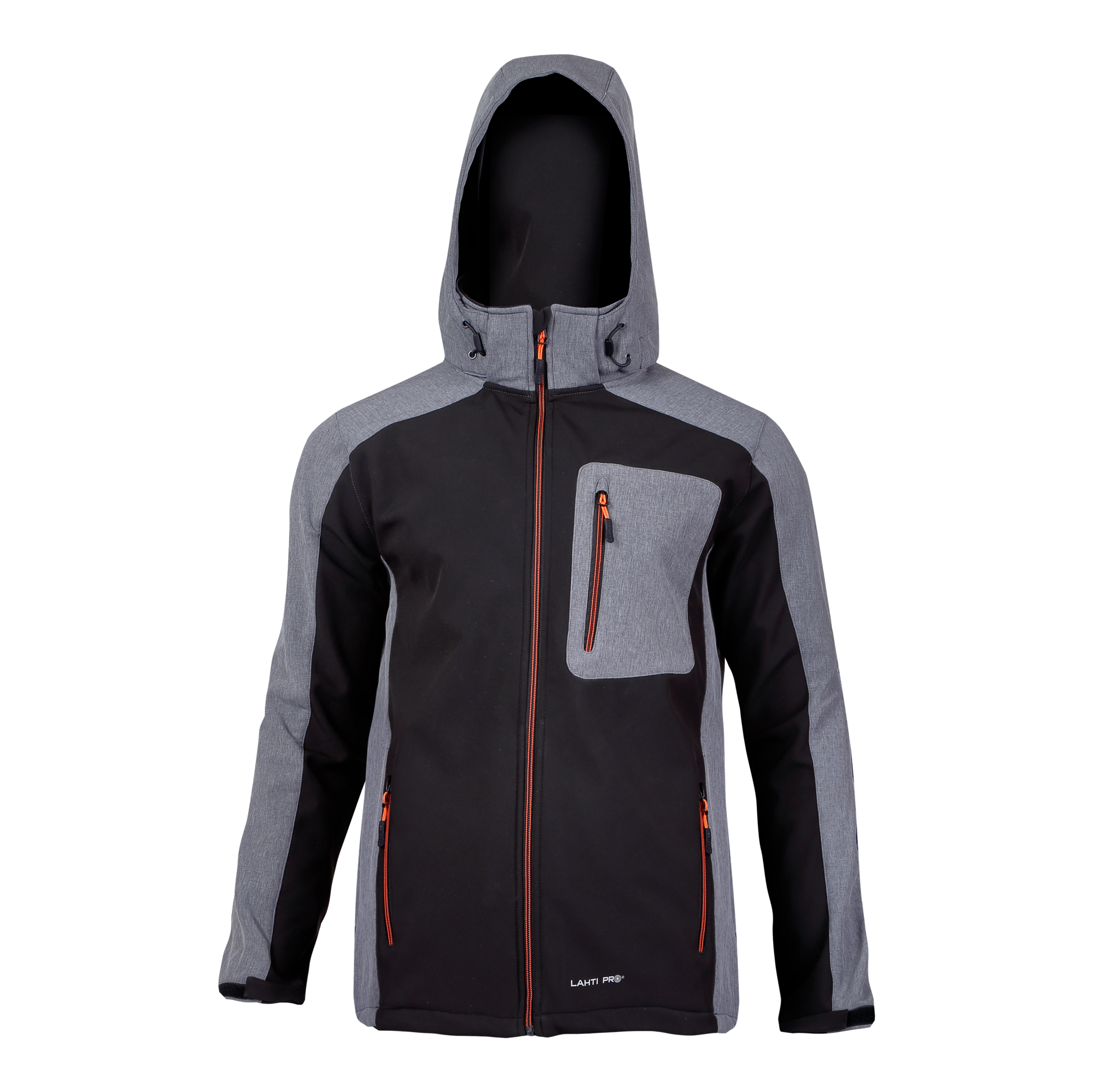 L4091604--Charakterystyka:Powłoka: tkanina typu soft-shell, 100% poliester o gramaturze 310g/m2. Podszewka: micropolar o gramaturze 160g/m2Podszewka: micropolar o gramaturze 160g/m2Specjalna 3-warstwowa tkanina soft-shell z membraną TPU, wodoodporna (8000mm), 