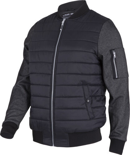L4093702--MATERIAŁ: Powłoka: 100% nylon 38 g/m? (impregnowana tkanina zabezpieczająca przed wsiąkaniem wody) oraz dzianina 97% poliester, 3% elastan, 270 g/m?. Ocieplina: 160 g/m?. Podszewka: taffta 68 g/m?. 4 kieszenie (3 zewnętrzne, w tym jedna zamykana na s