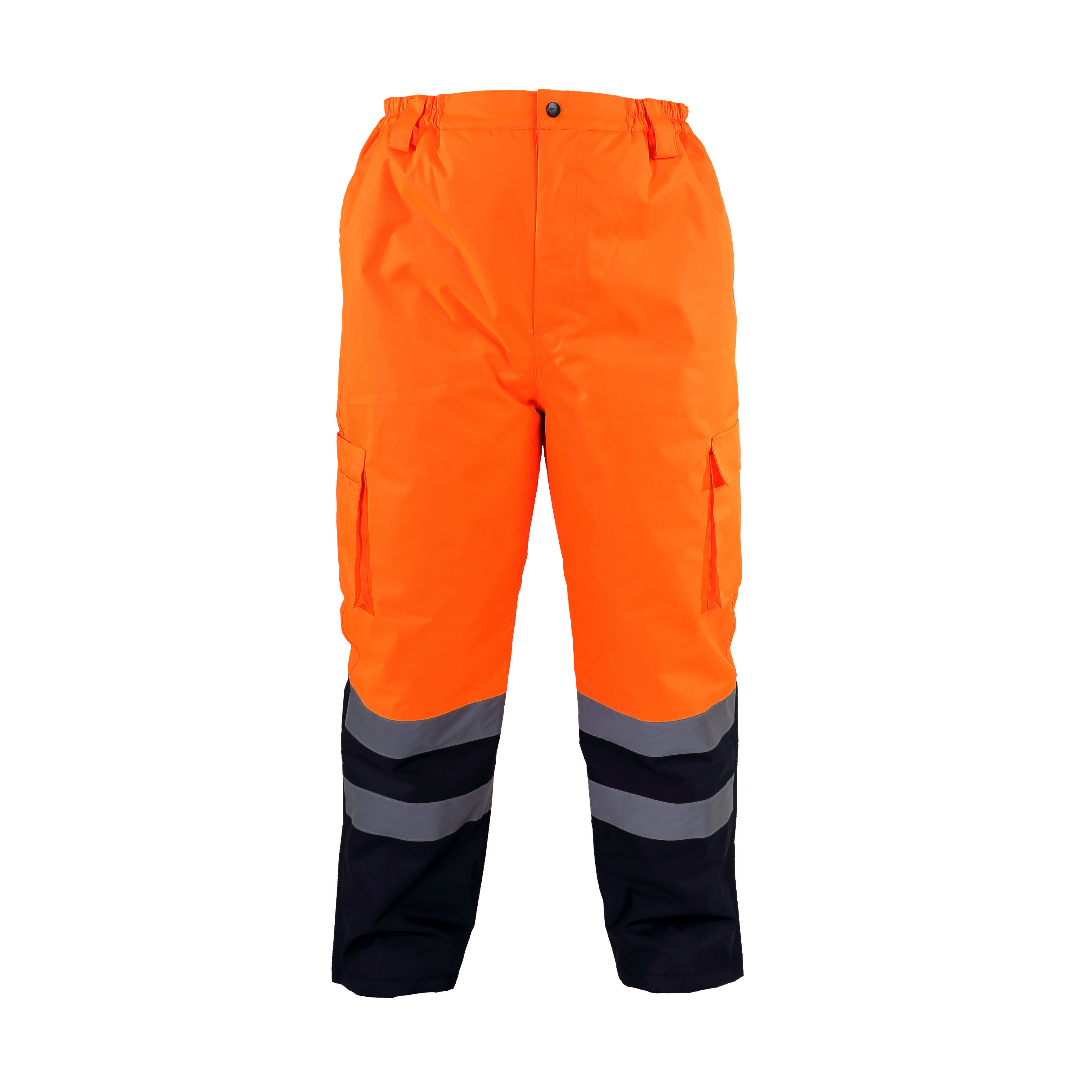 L4100105--Spodnie ostrzegawcze ociep., pomarańczowe, "2xl", ce, lahti